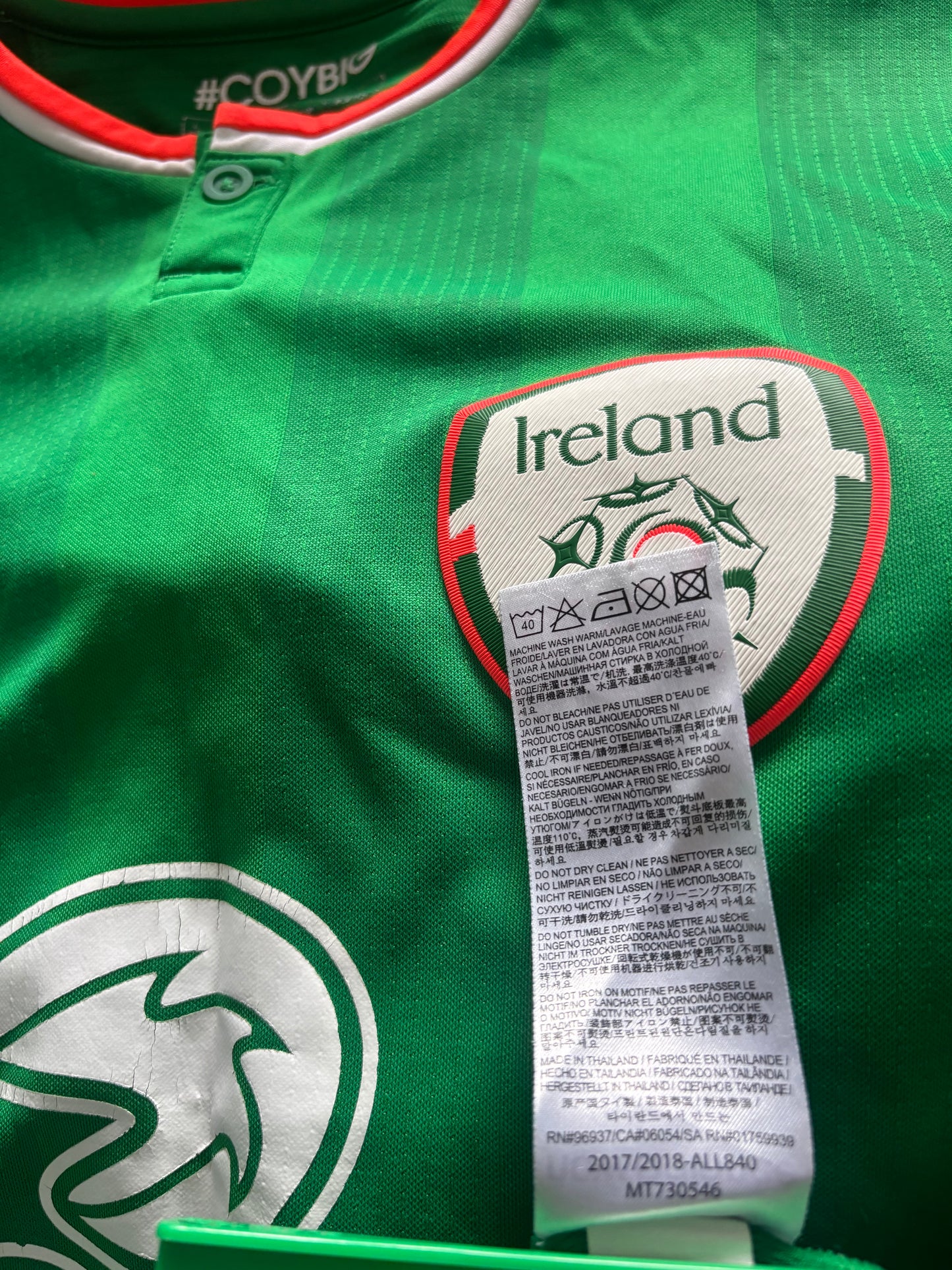 Ireland Home Shirt 2017 (S)