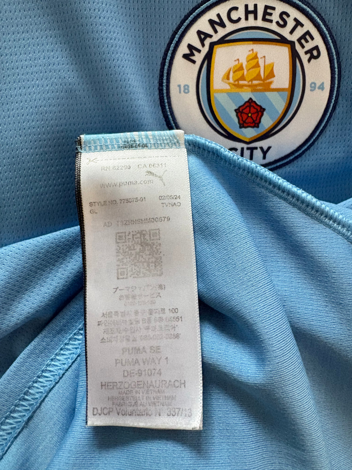 Manchester City Home Shirt 2024/25 Grealish (M)