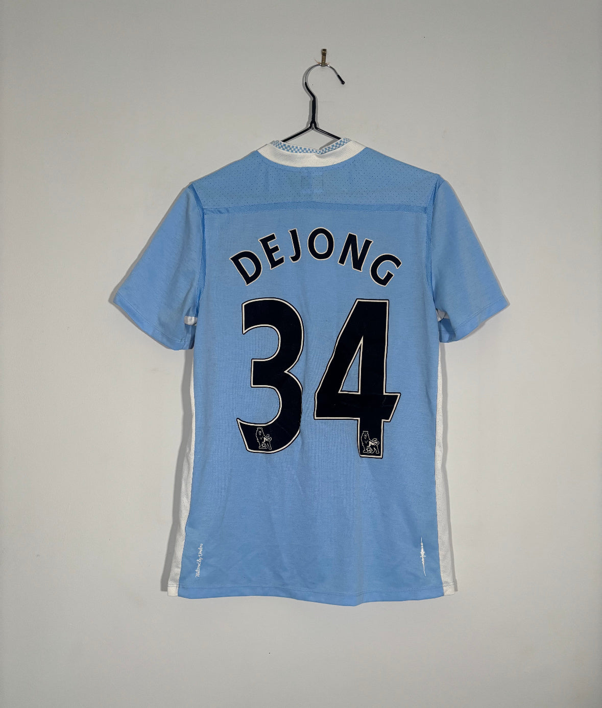Manchester City Home Shirt 2011/12 De Jong (S)