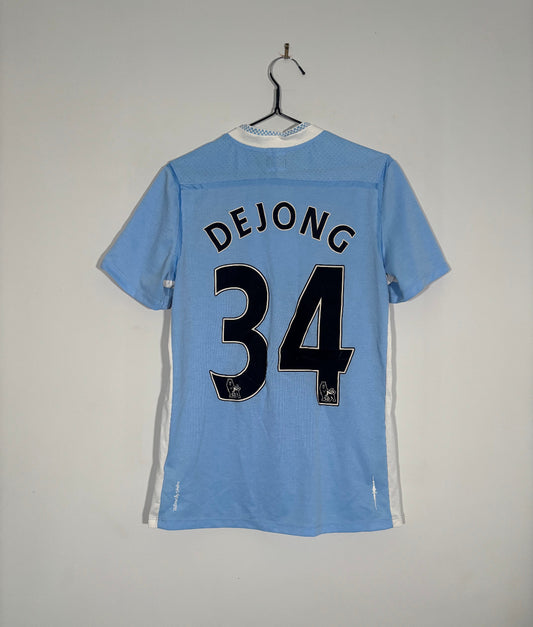 Manchester City Home Shirt 2011/12 De Jong (S)