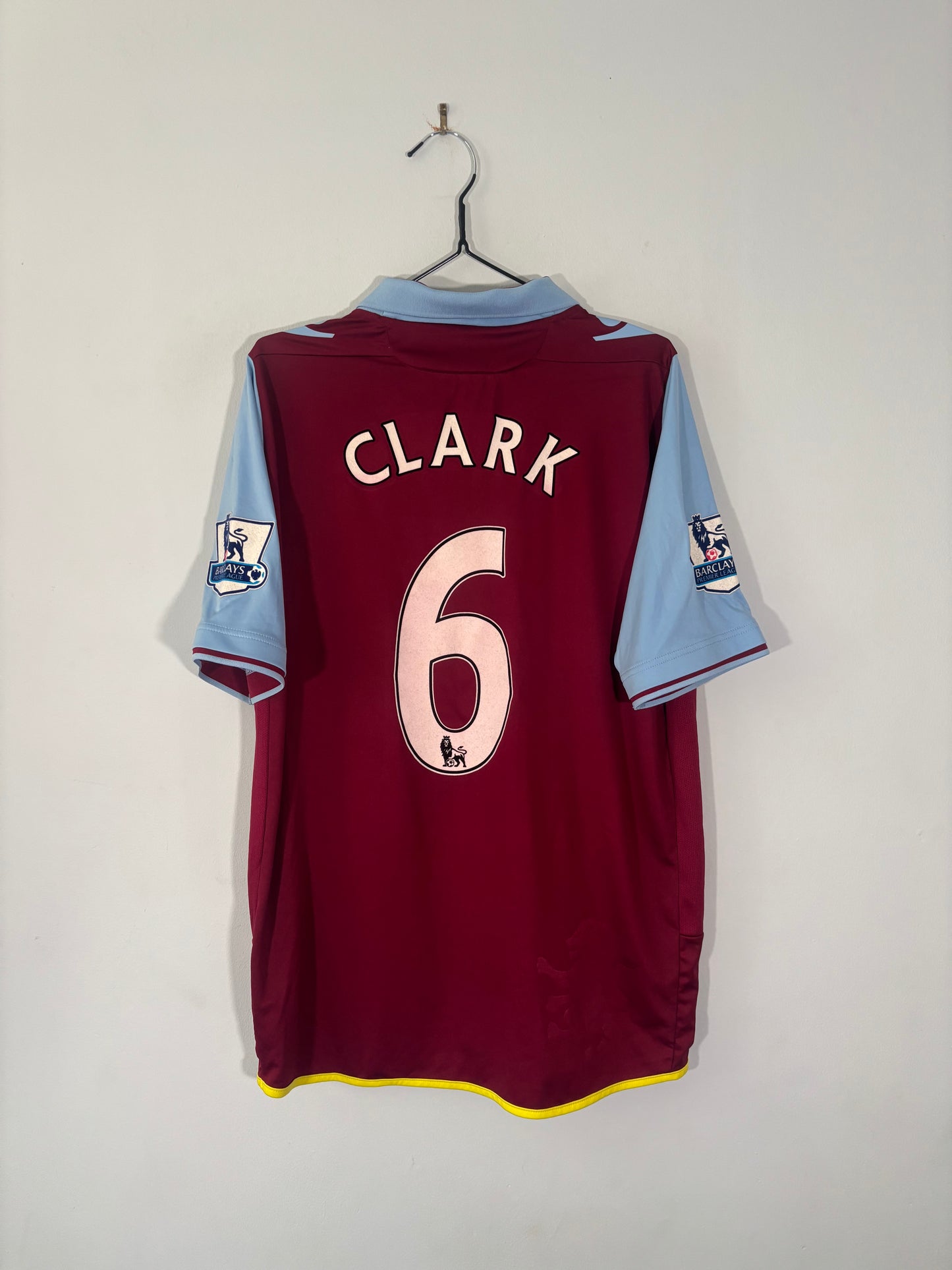 Aston Villa Home Shirt 2012/13 Clark (XL)