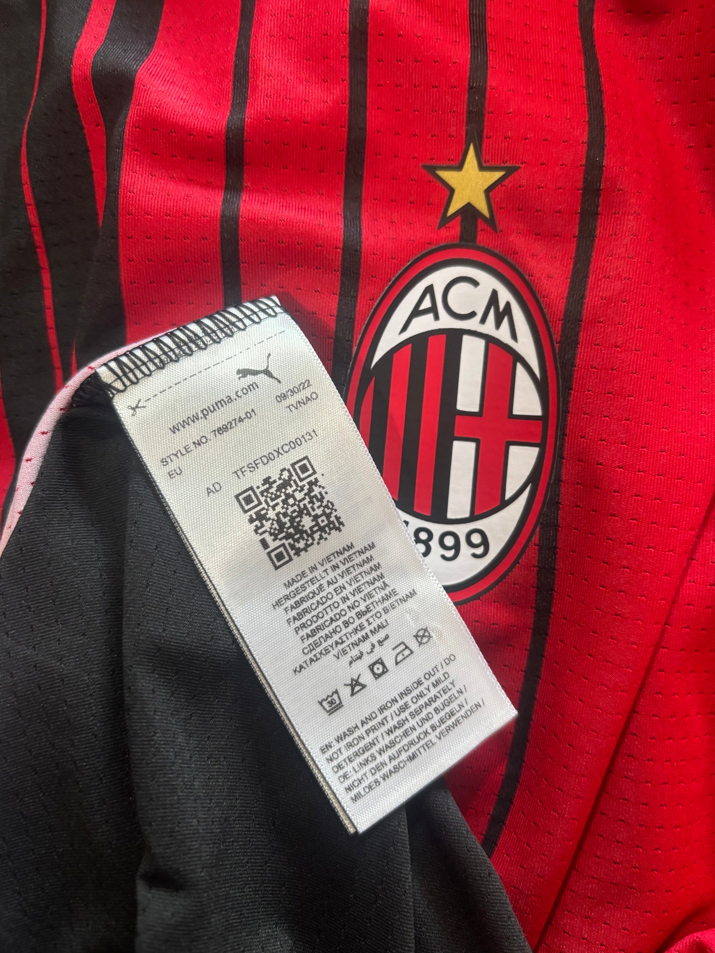 AC Milan Training Shirt Pre Match 2023 (XL)