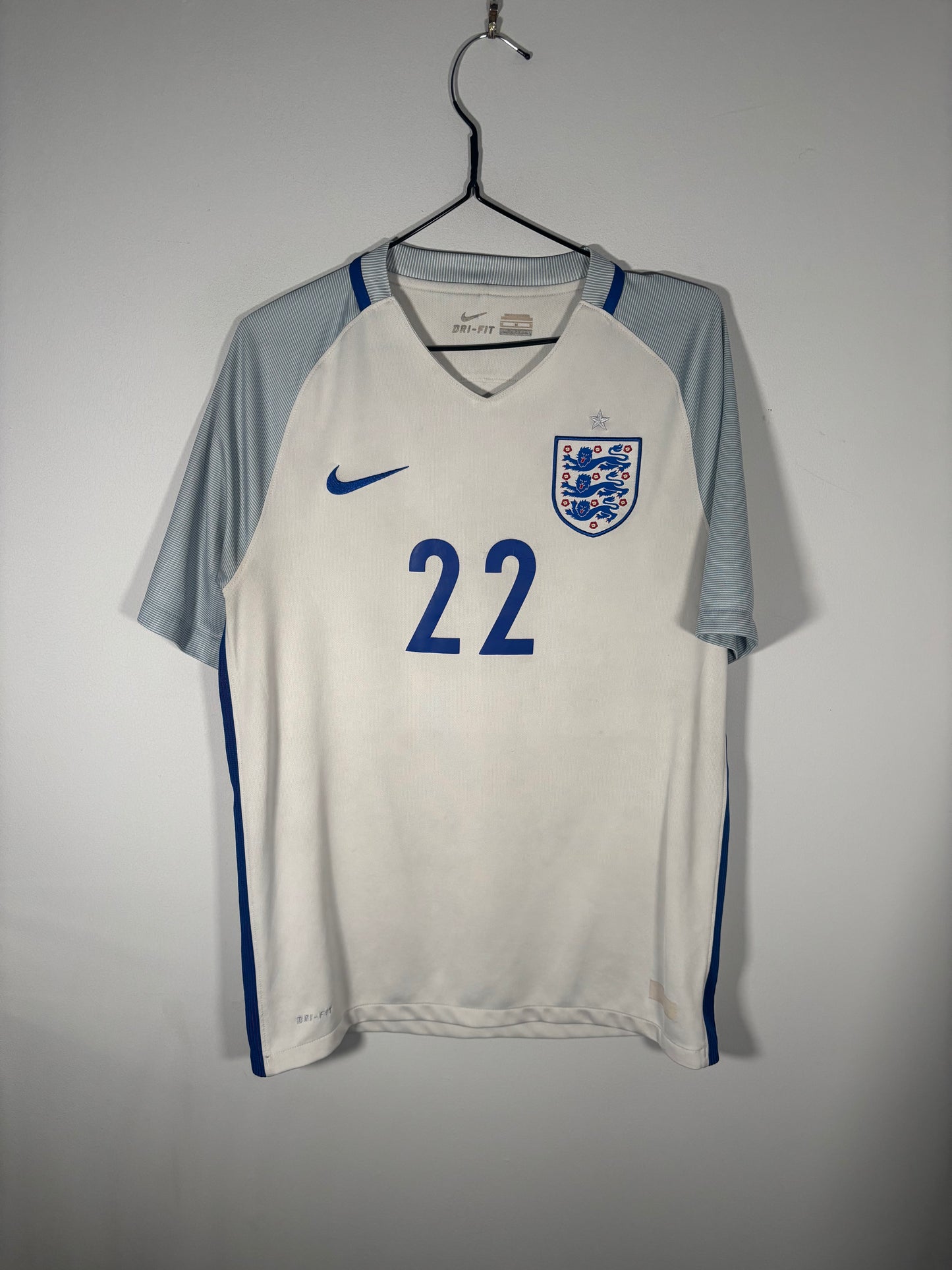 England Home Shirt 2016 Rashford (M)