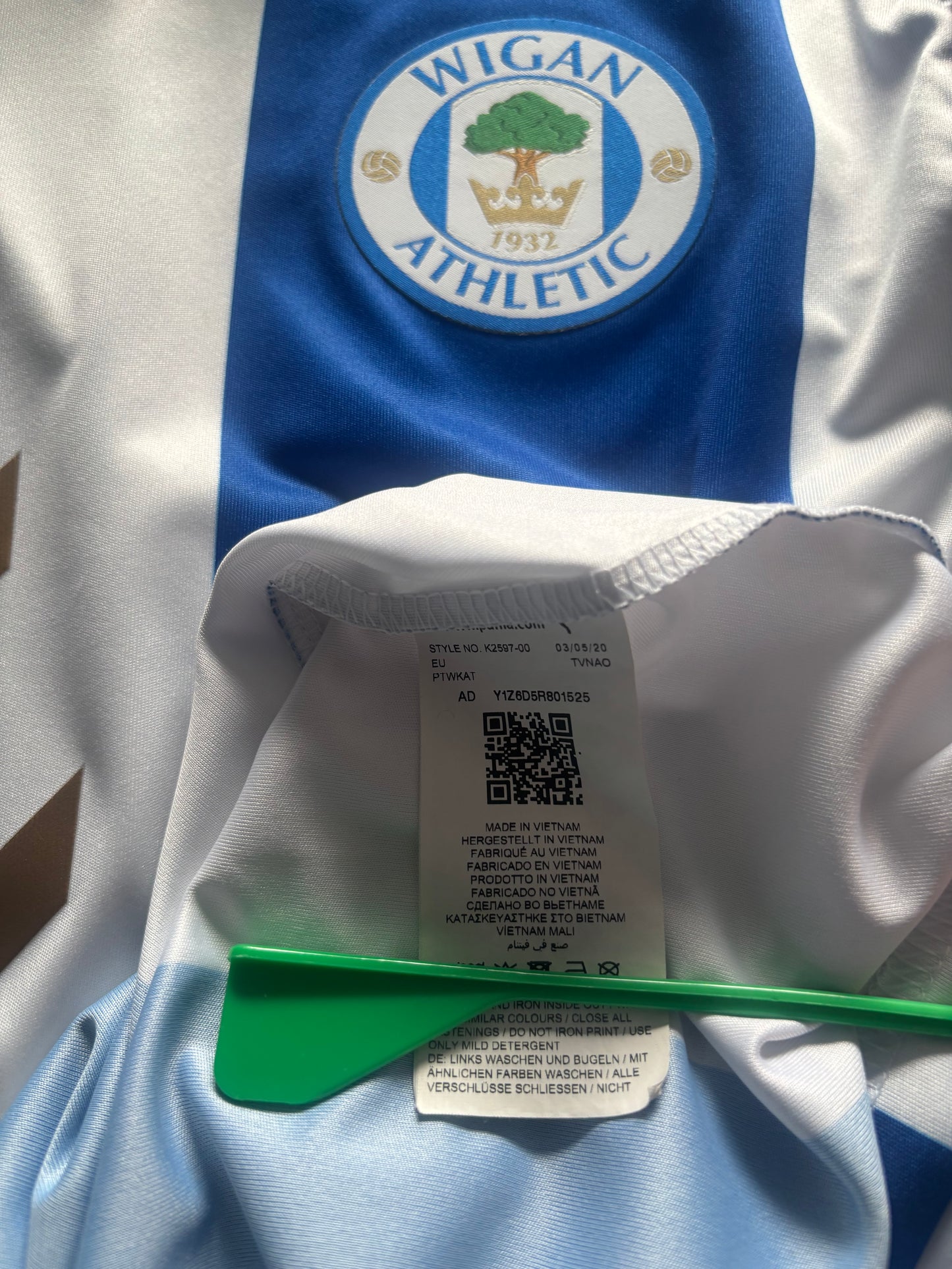 Wigan Athletic Home Shirt 2021/22 Lang (L)