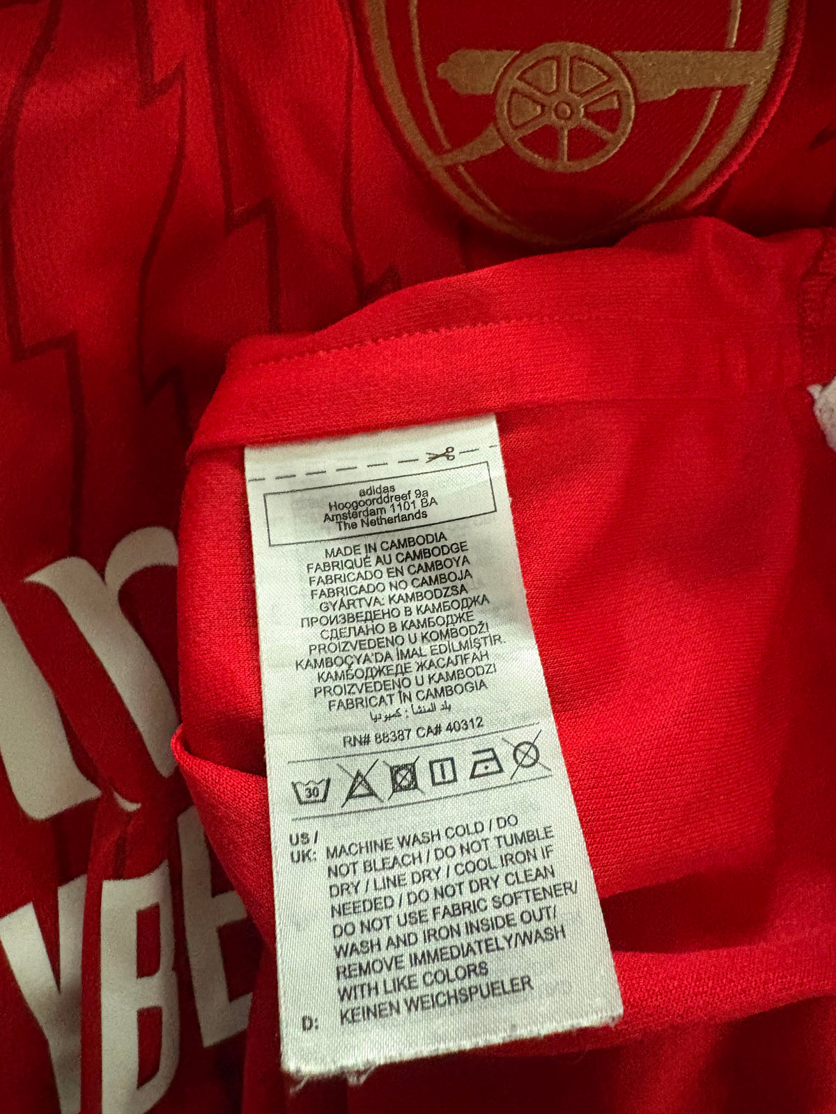 Arsenal Authentic Home Shirt 2023/24 (XL)