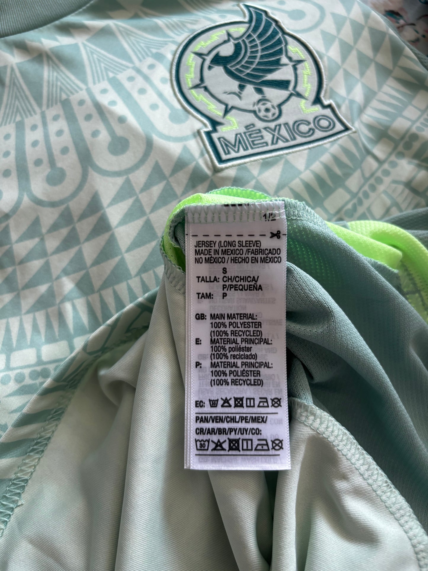 Mexico Away Shirt 2024 Long Sleeve (S)