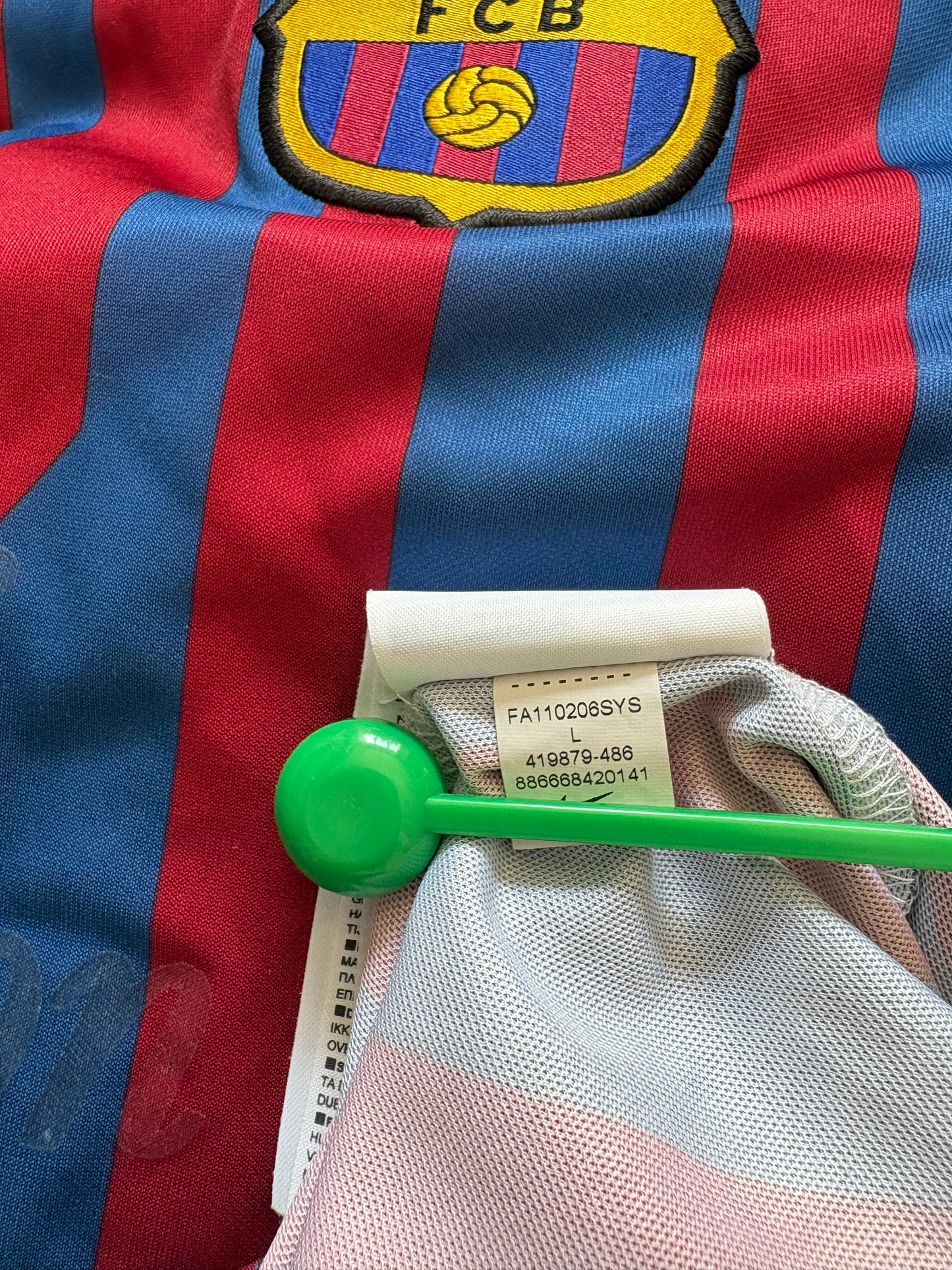 Barcelona Home Shirt 2011/12 (L)