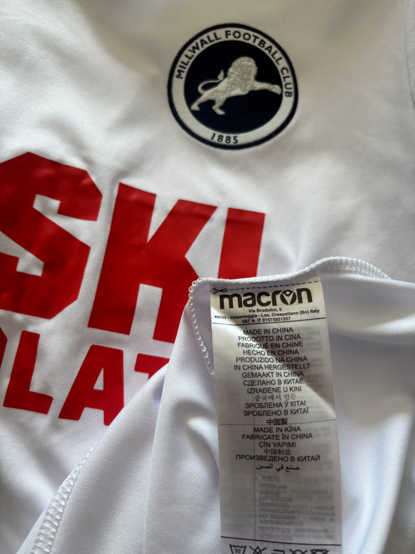 Millwall Third Shirt 2019/20 Long Sleeve (S)