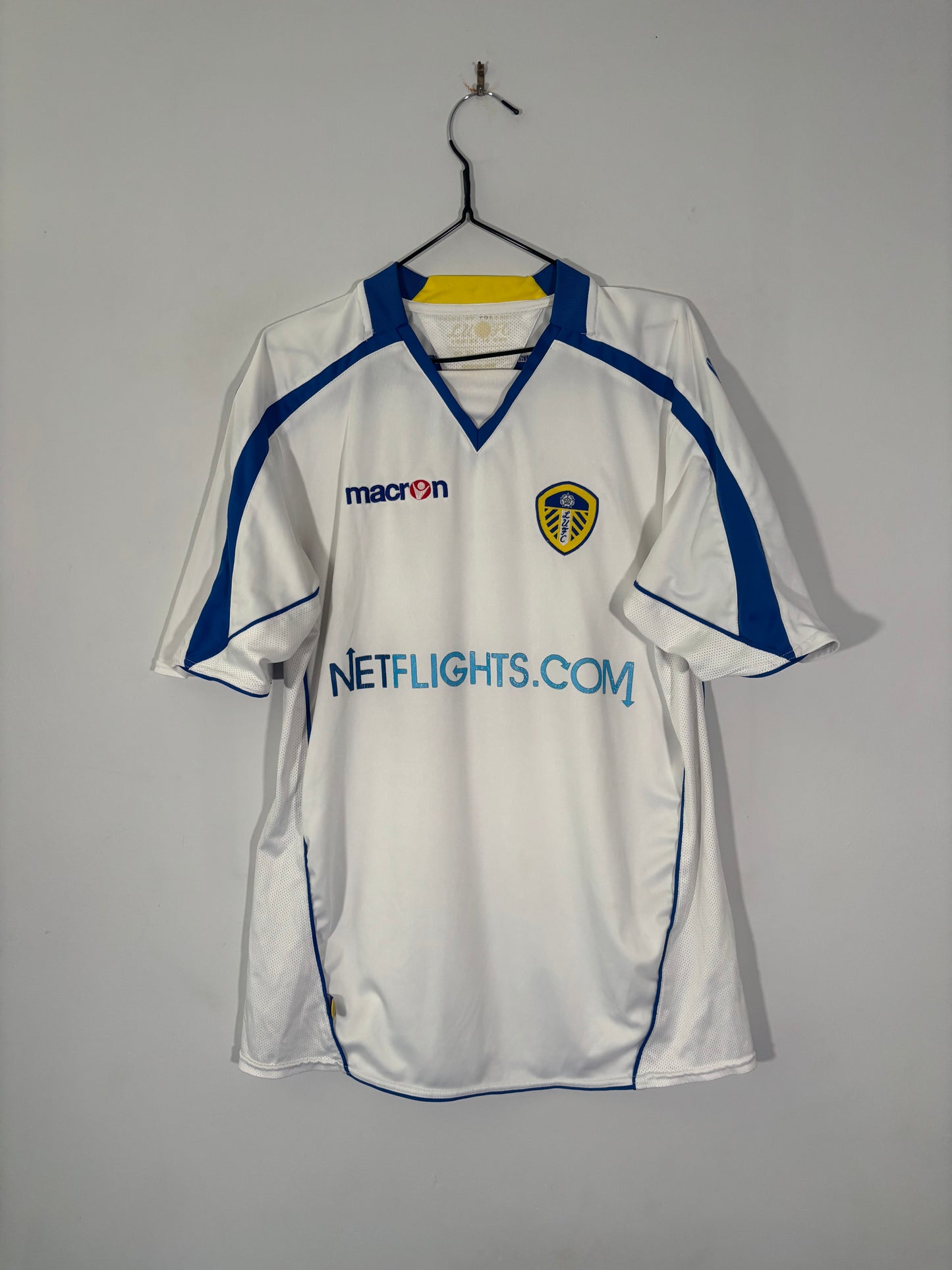 Leeds United Home Shirt 2008/09 Fabian Delph (L)