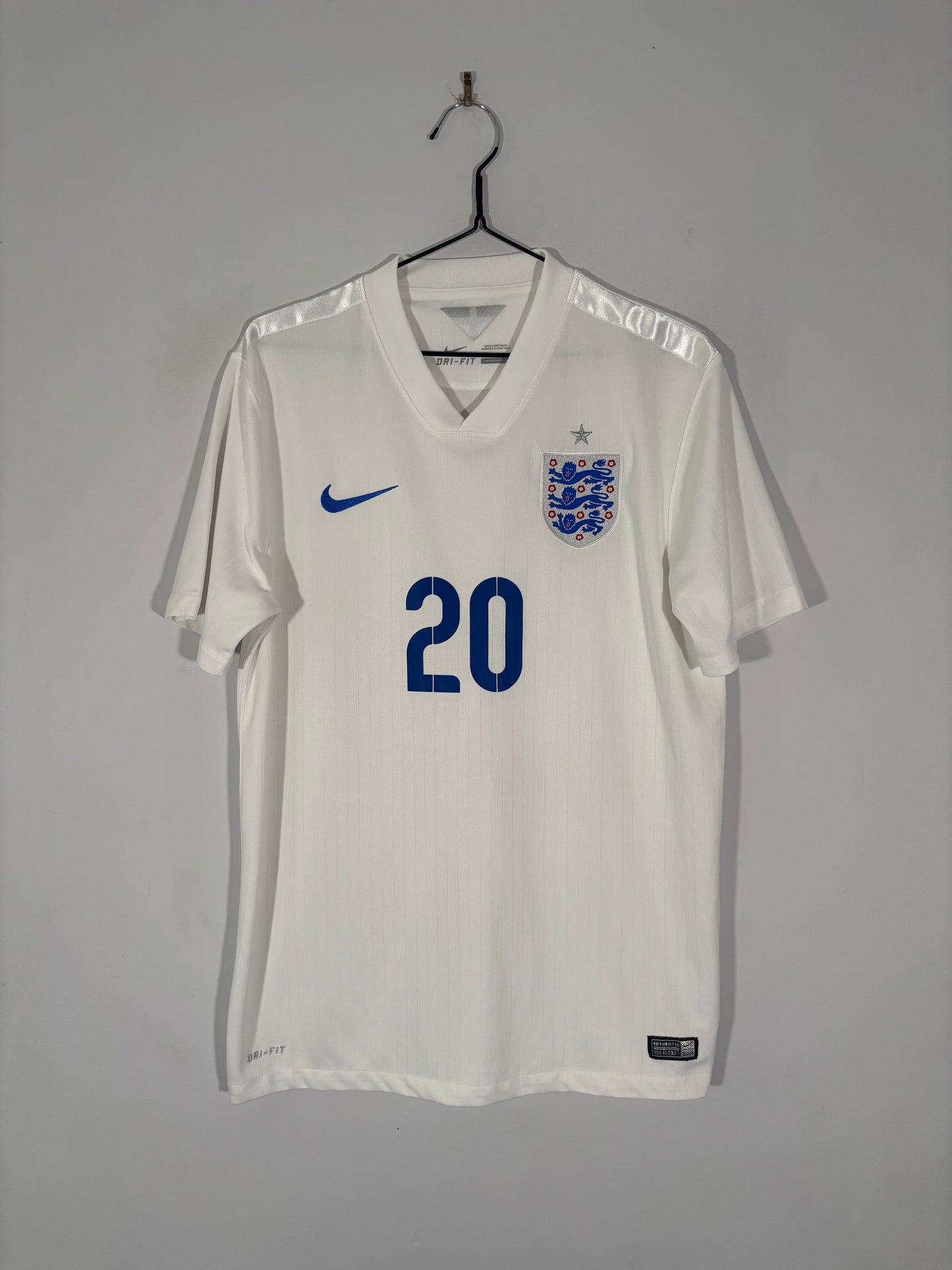 England Home Shirt 2014 Adam Lallana (M)