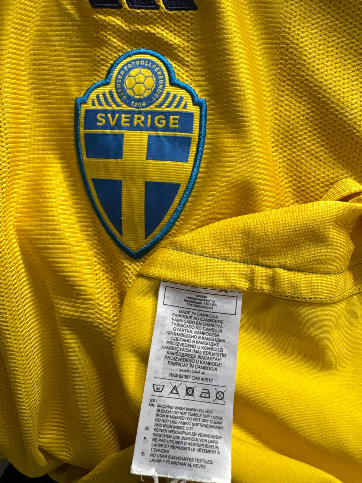 Sweden Home Shirt 2022 (L)