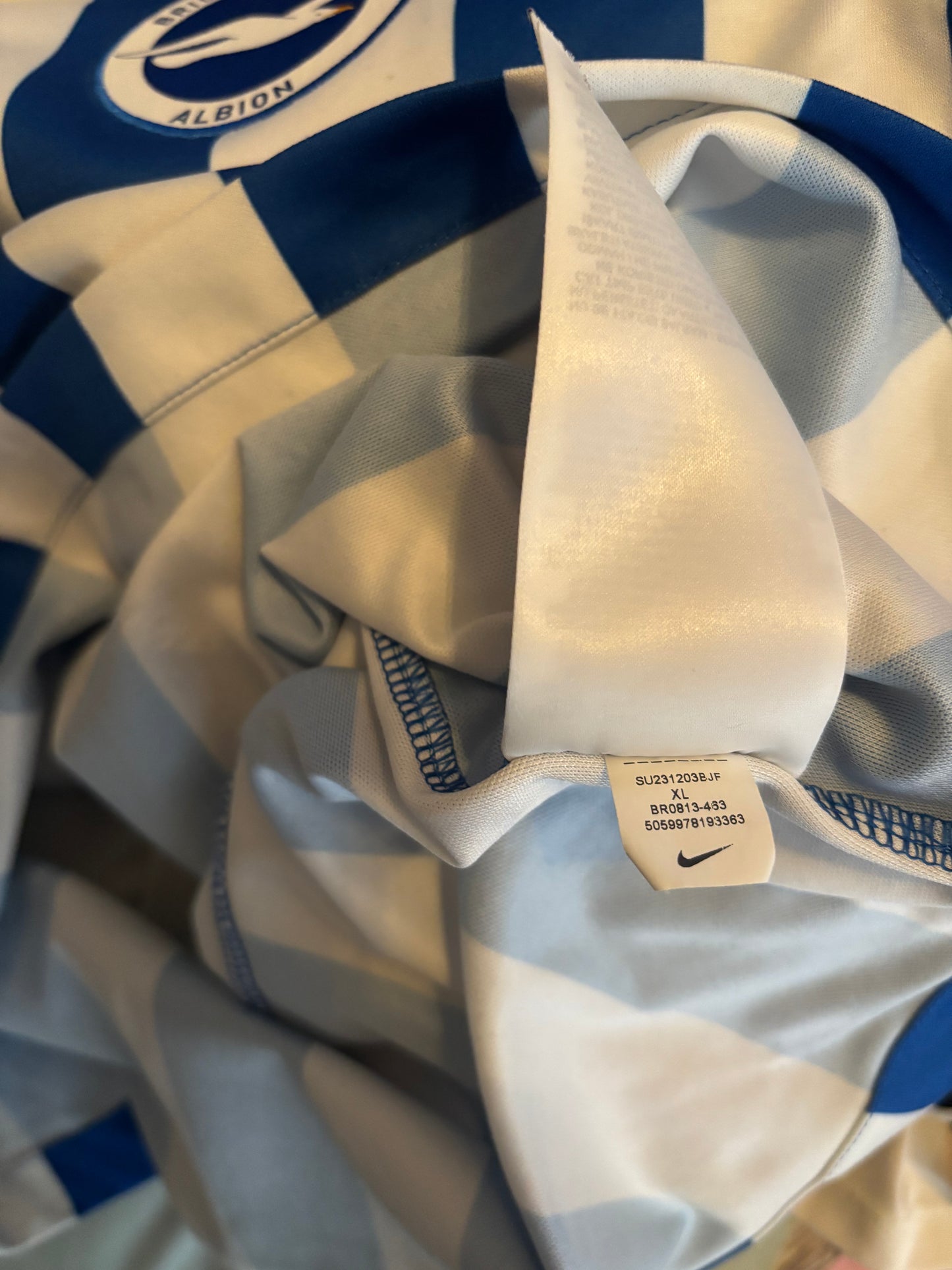 Brighton And Hove Albion Hone Shirt Enciso (XLB)
