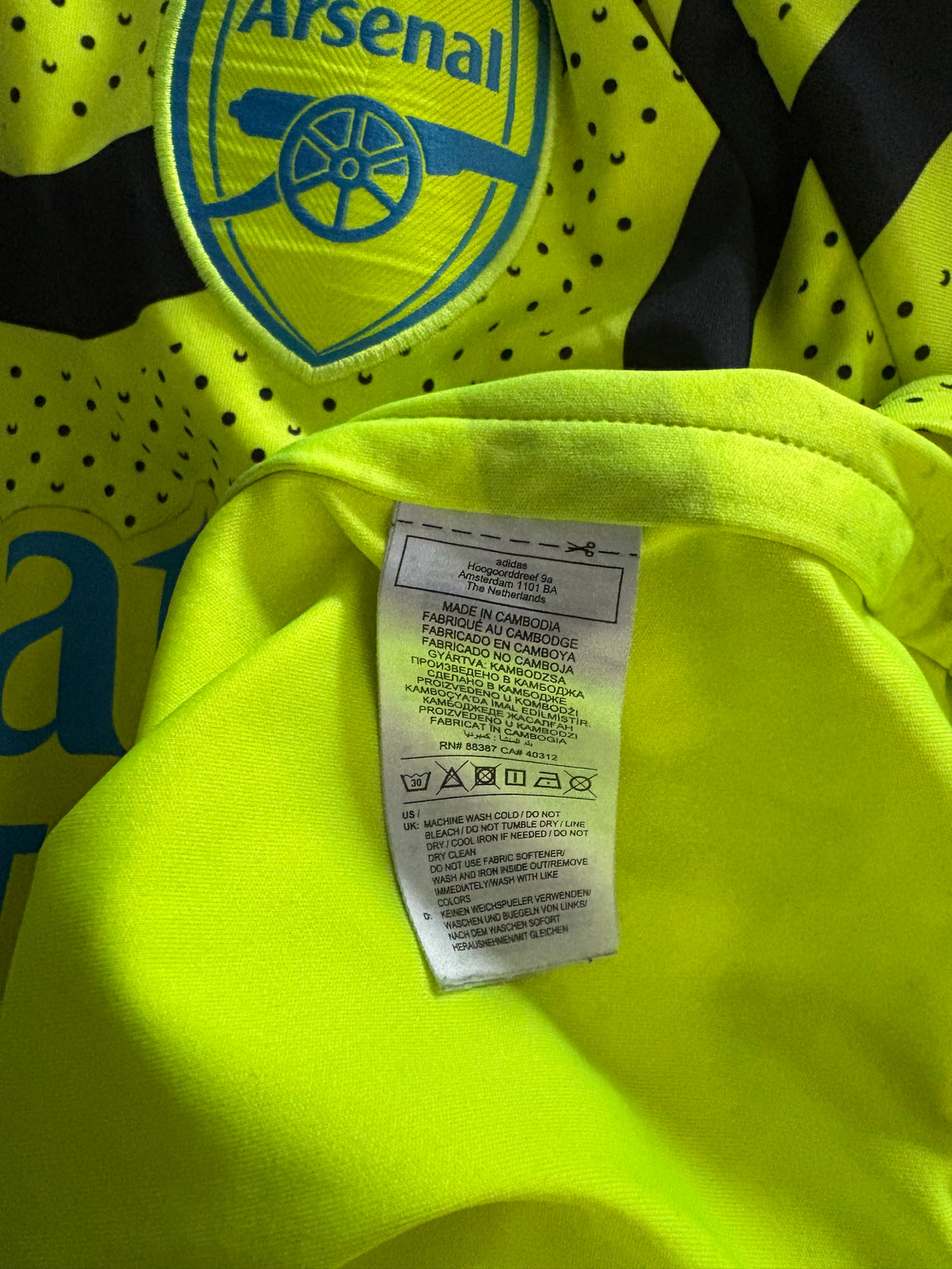 Arsenal Authentic Away Shirt 2023/24 (XL)
