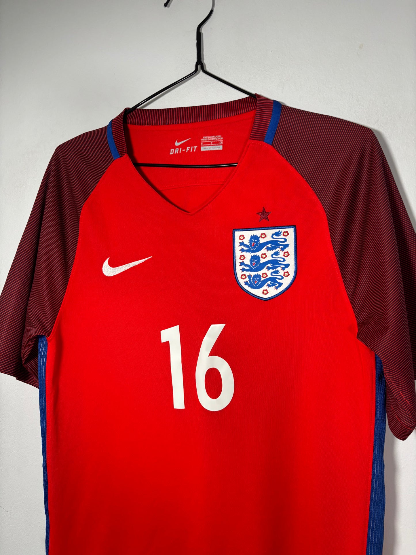 England Away Shirt 2016 Mark Noble (L)