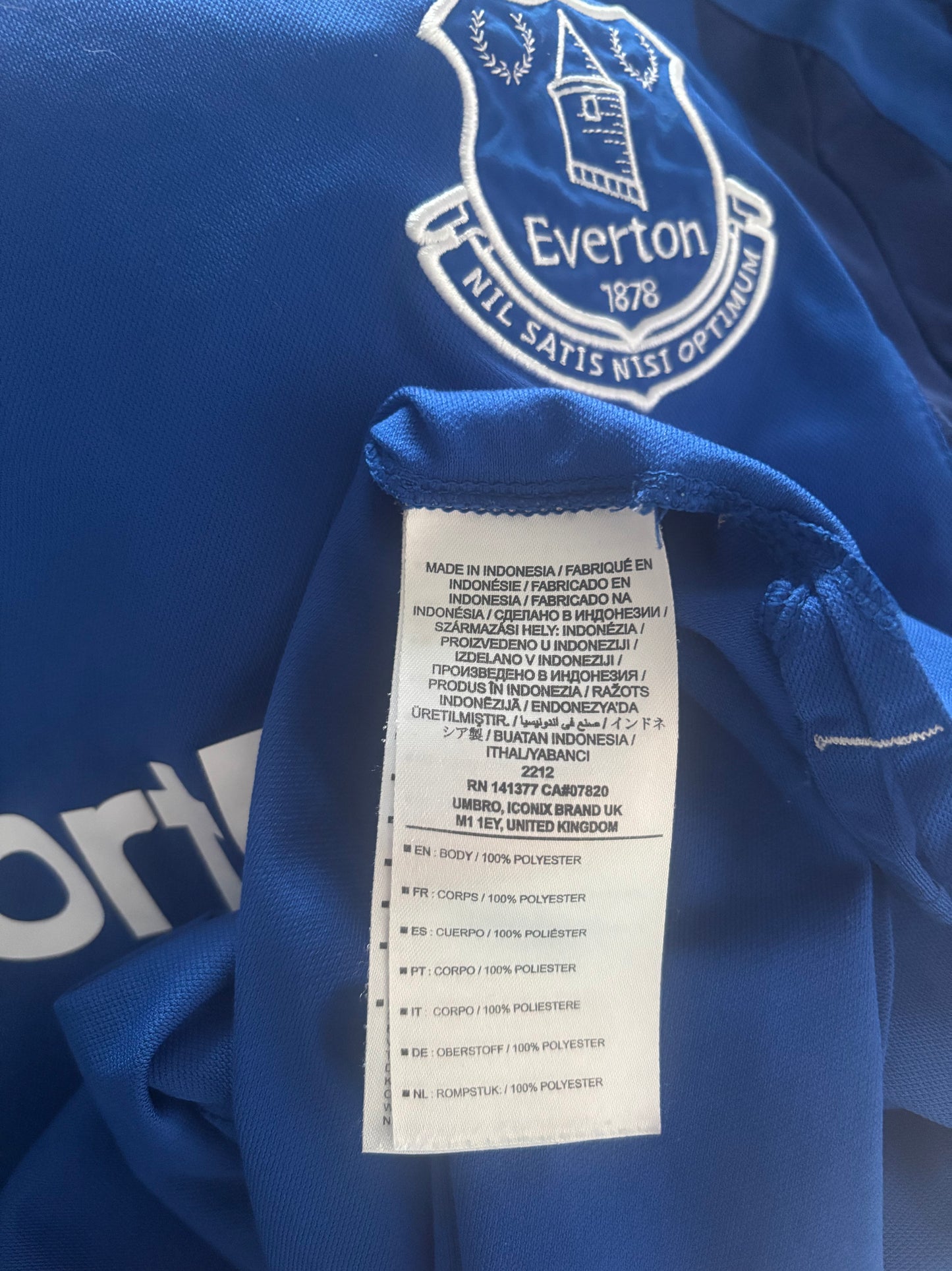 Everton Home Shirt 2017/18 Davies (L)