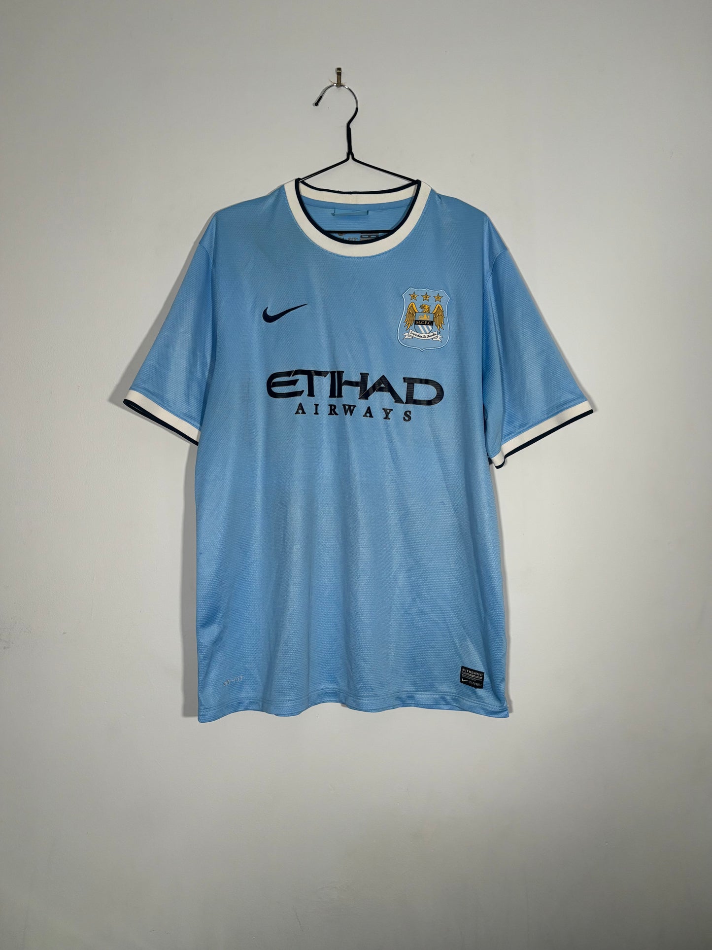 Manchester City Home Shirt 2013/14 Jesus Navas (XL)