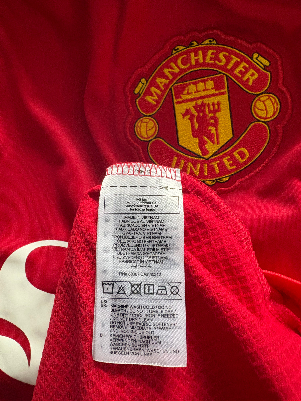 Manchester United Home Shirt 2024/25 Garnacho (L)