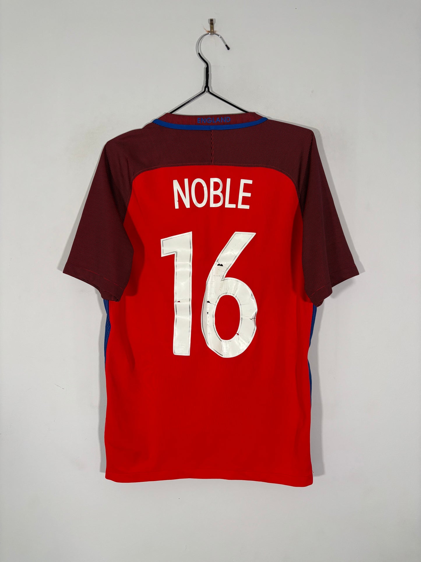 England Away Shirt 2016 Mark Noble (L)