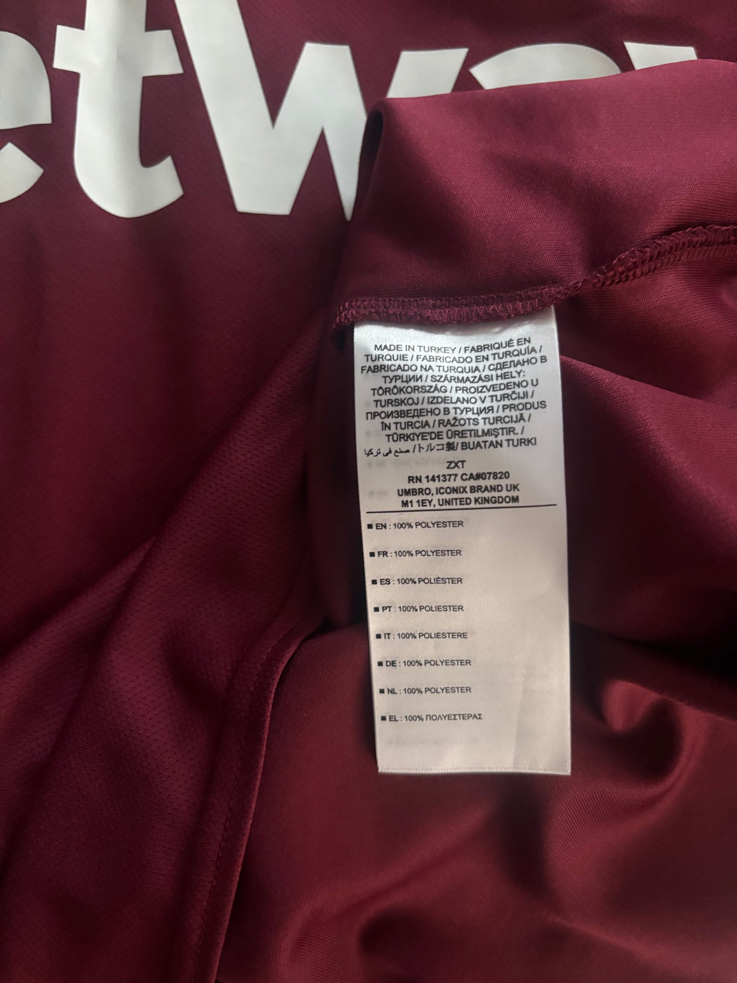 West Ham United Home Shirt 2021/22 (M)