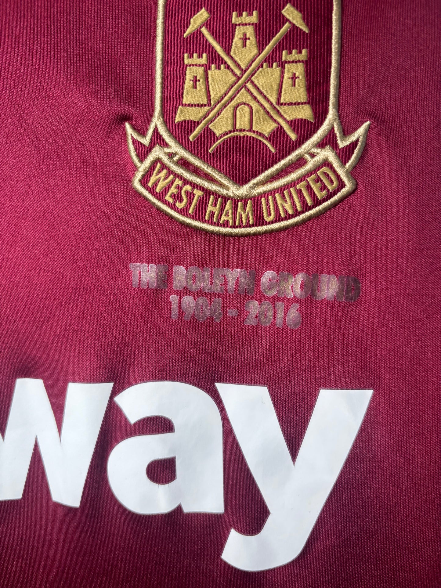 West Ham United Home Shirt 2015/16 (M)