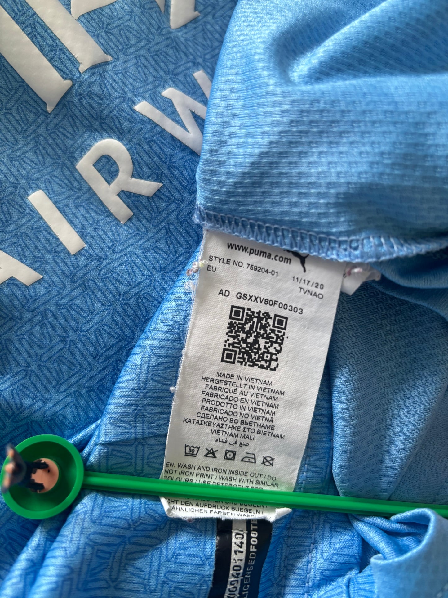 Manchester City Home Shirt 2021/22 Jack Grealish (XLB)