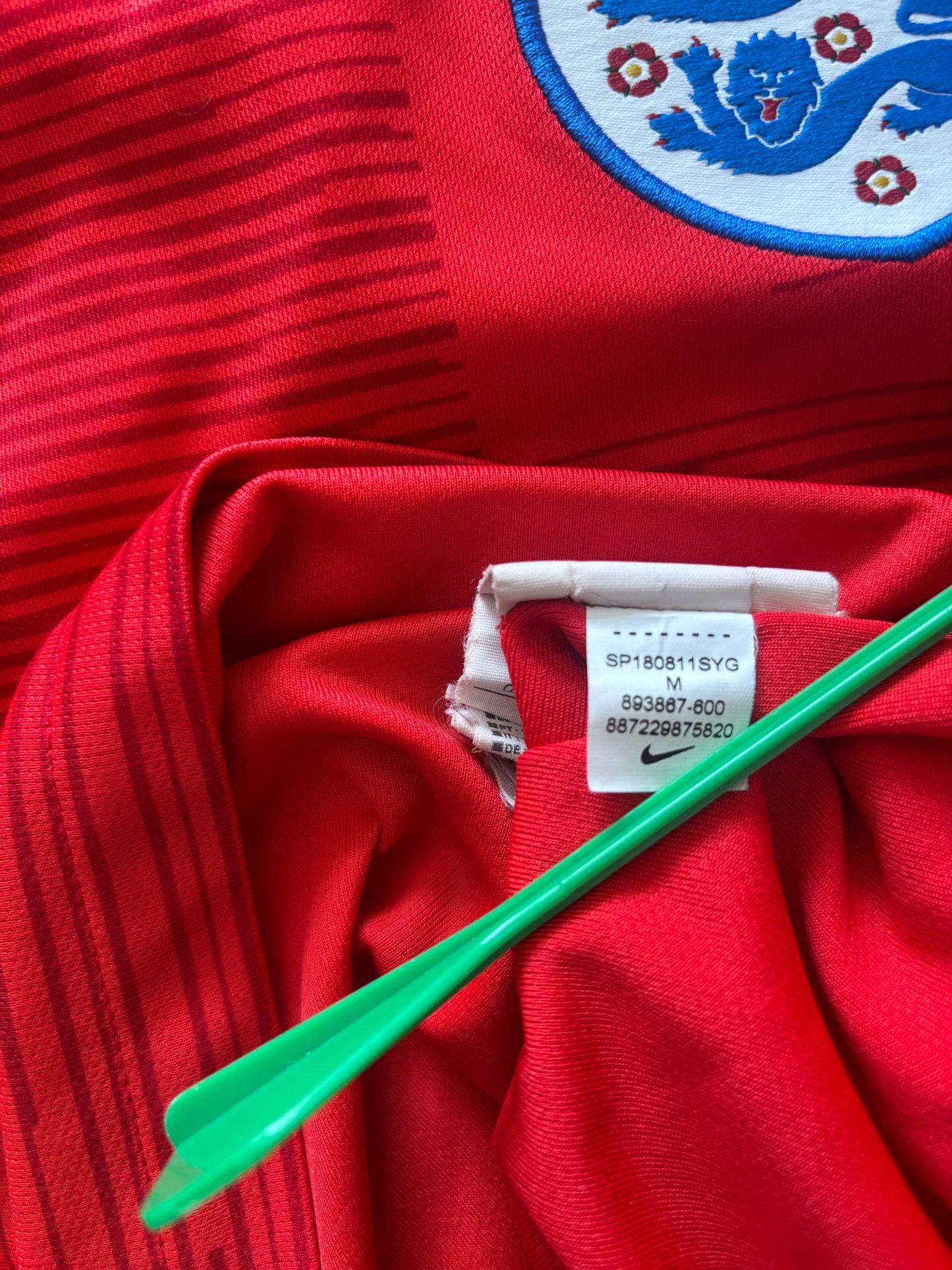 England Away Shirt 2018 (S)