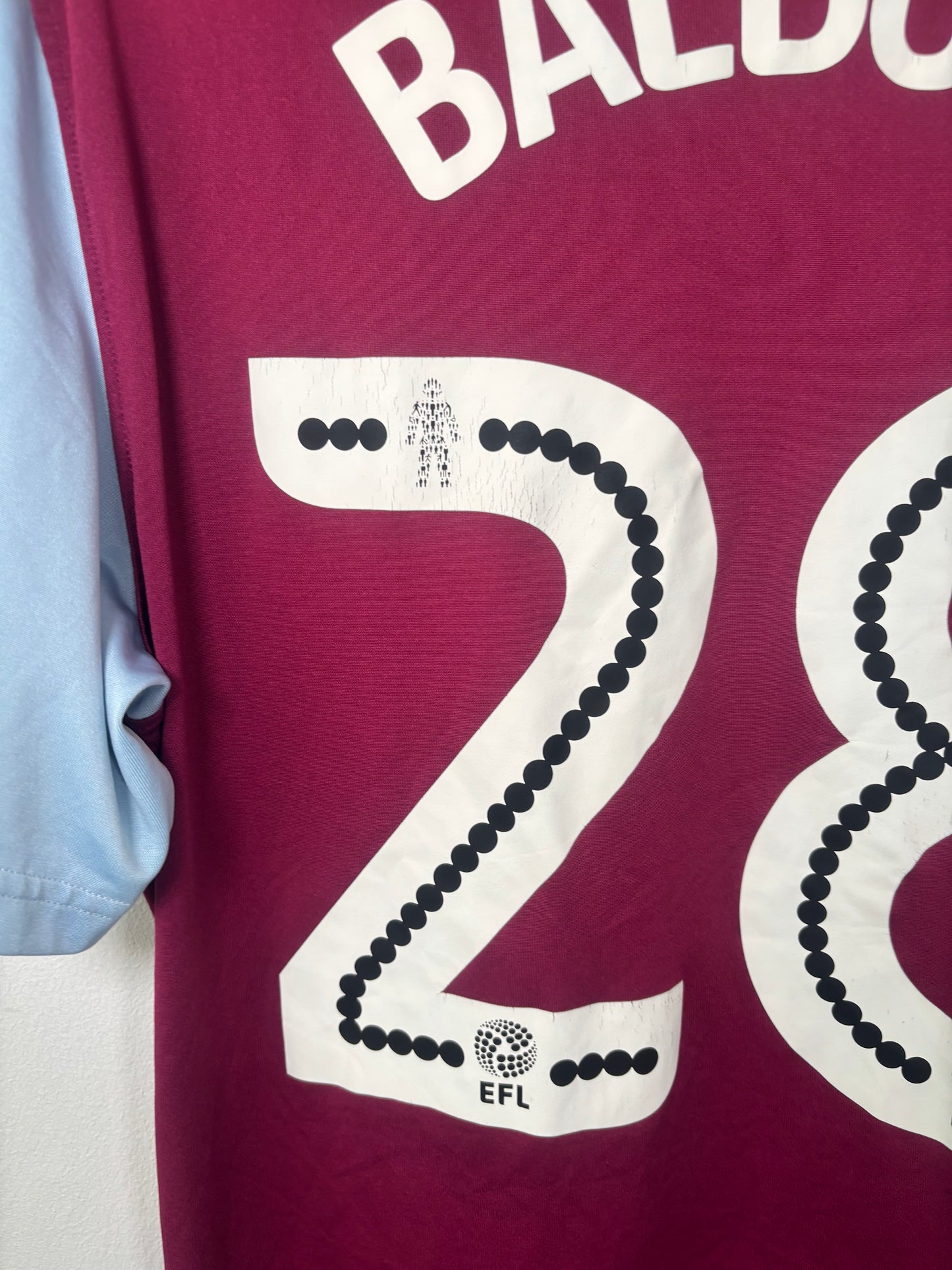 Aston Villa Home Shirt 2016/17 Baldock (L)