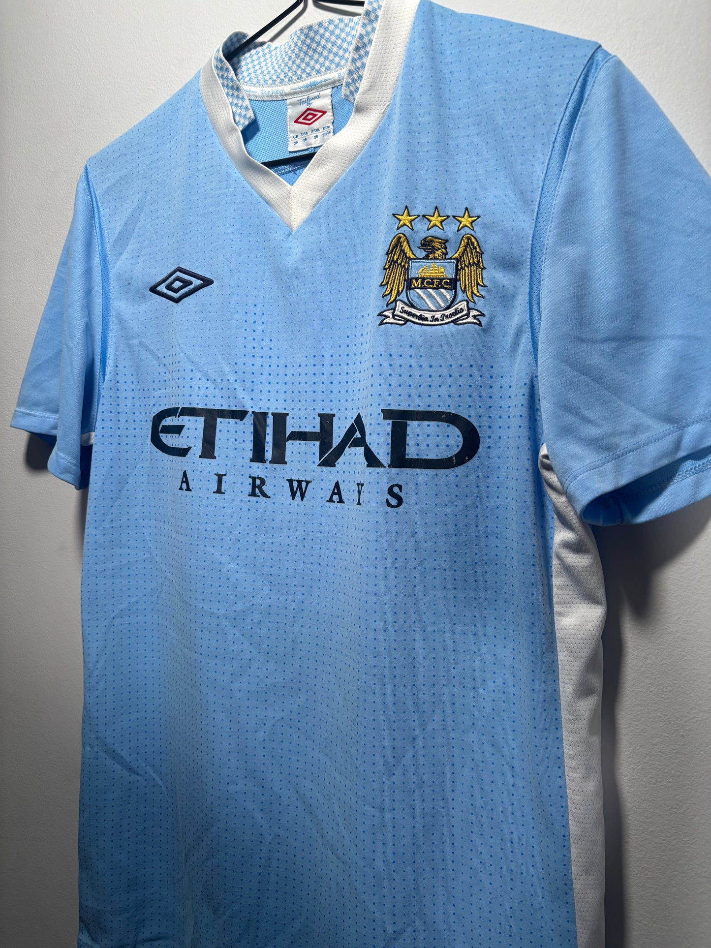 Manchester City Home Shirt 2011/12 De Jong (S)