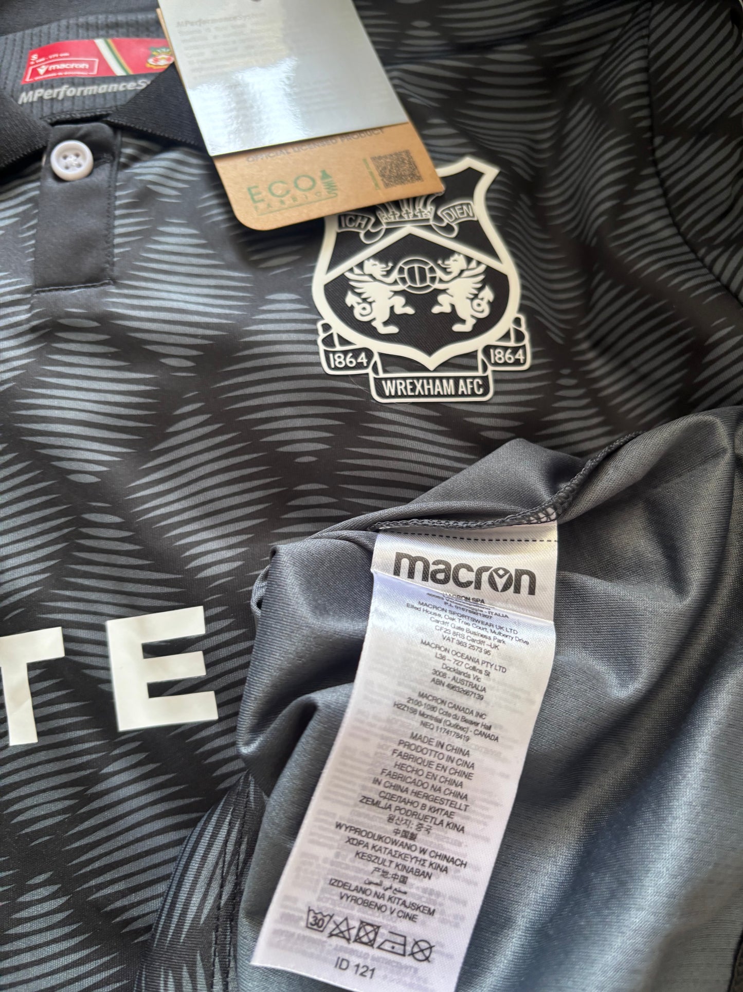 Wrexham Away Shirt 2024/25 BNWT (S)