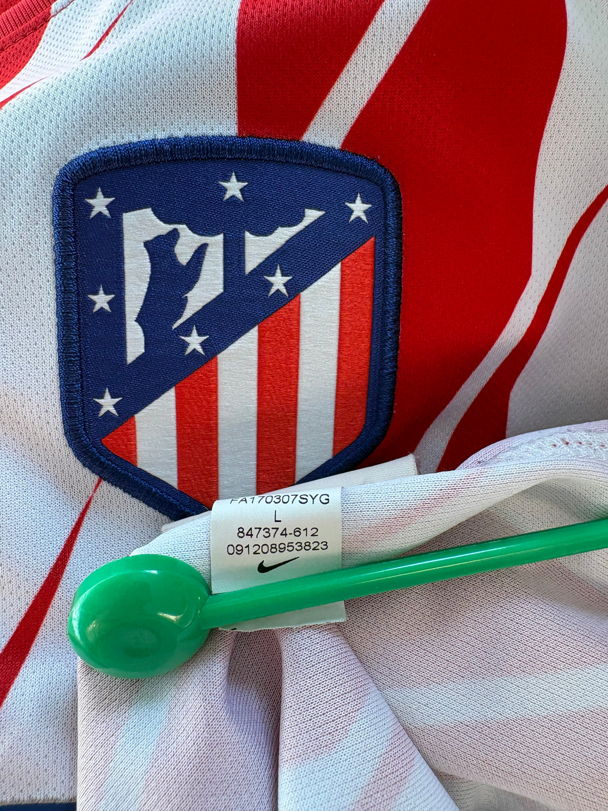 Atletico Madrid Authentic Home Shirt 2017/18 Griezmann (LK)