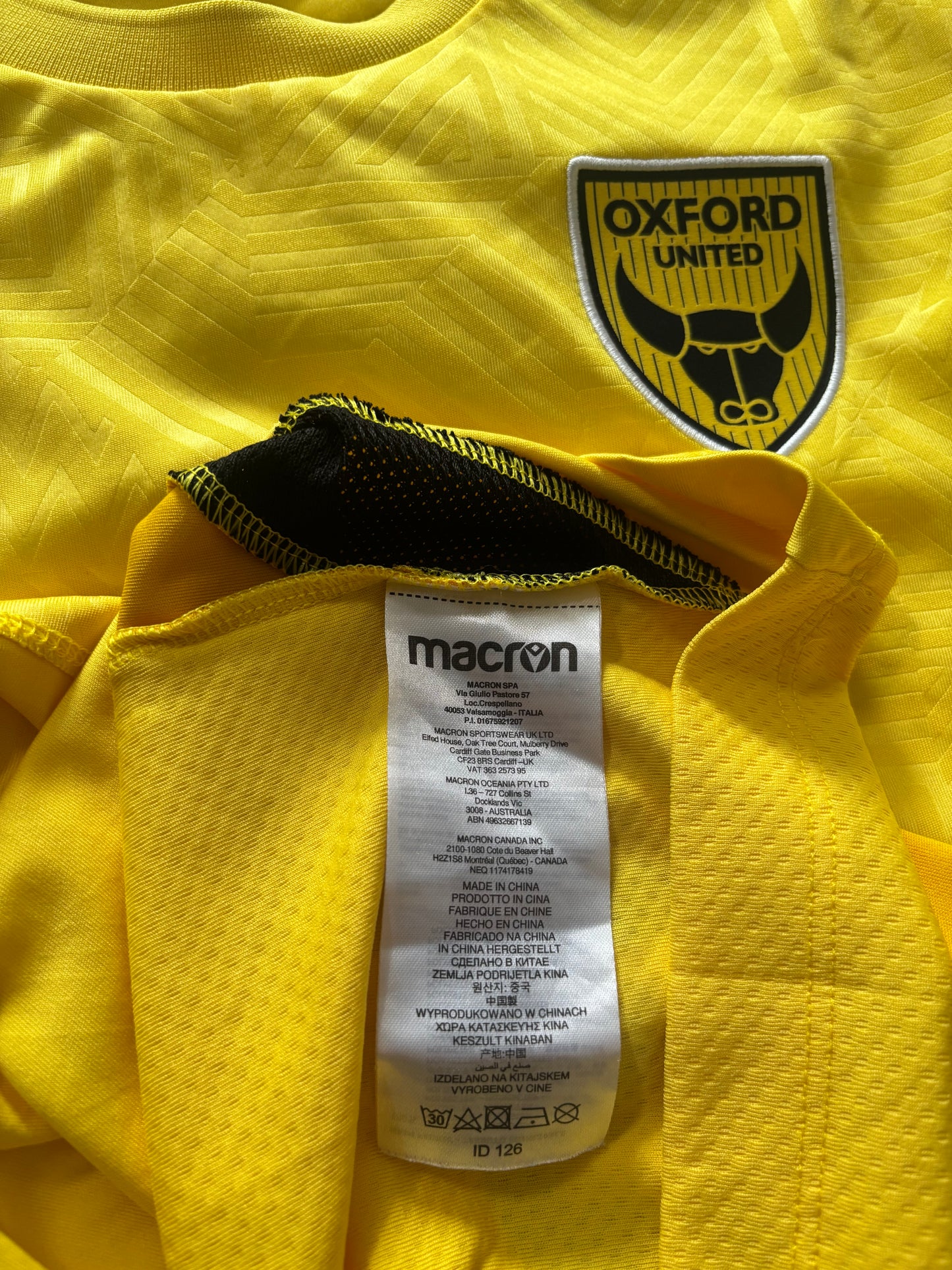 Oxford United Training Shirt (L)