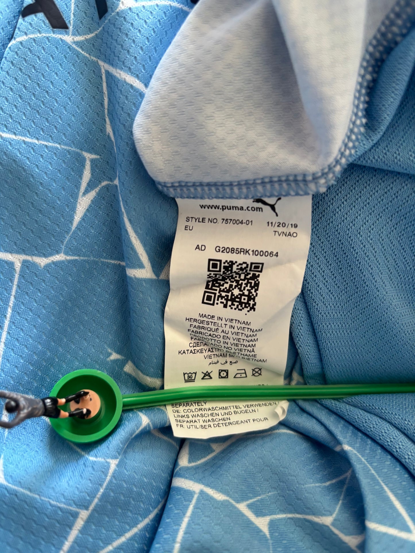 Manchester City Player Issue Home Shirt 2020/21 (M)