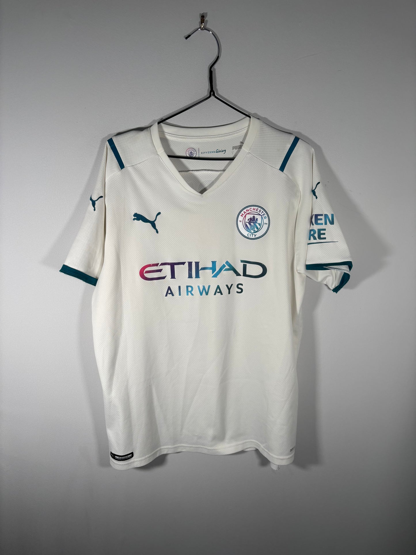 Manchester City Away Shirt 2021/22 Phil Foden (L)