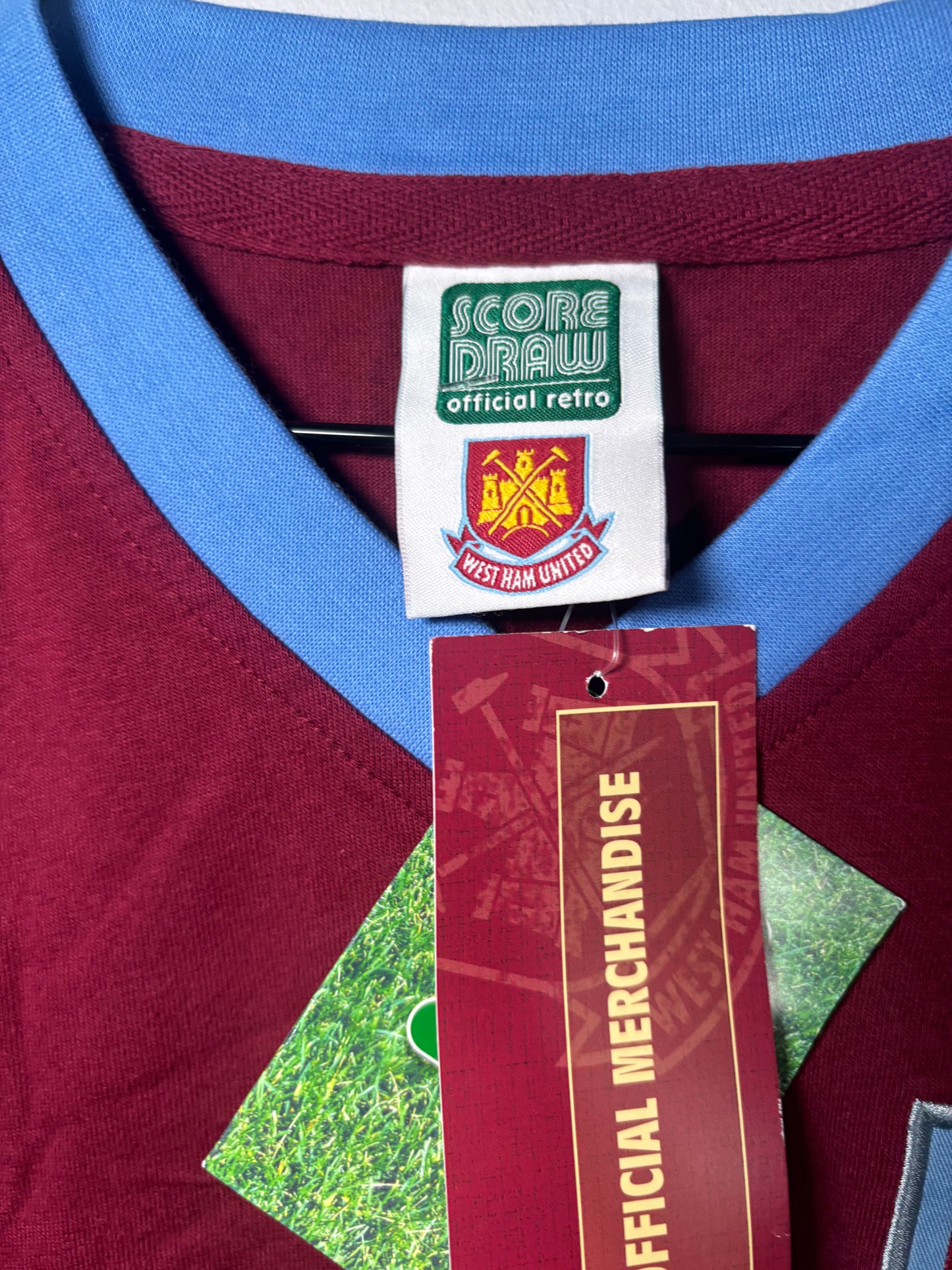 West Ham United BNWT Scoredraw Home Shirt 1966 (S)