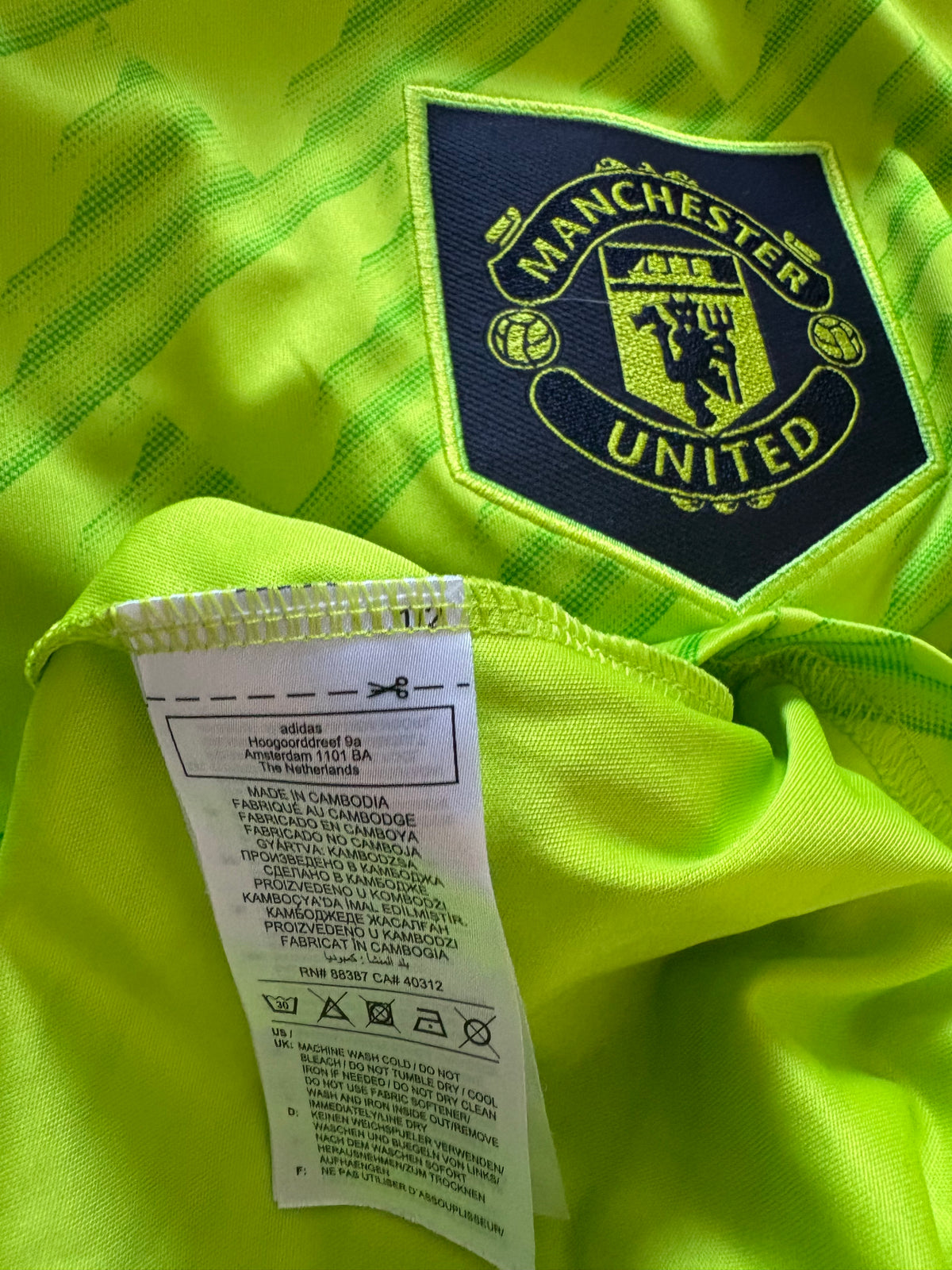 Manchester United Authentic Away Shirt 2022/23 Antony (L)