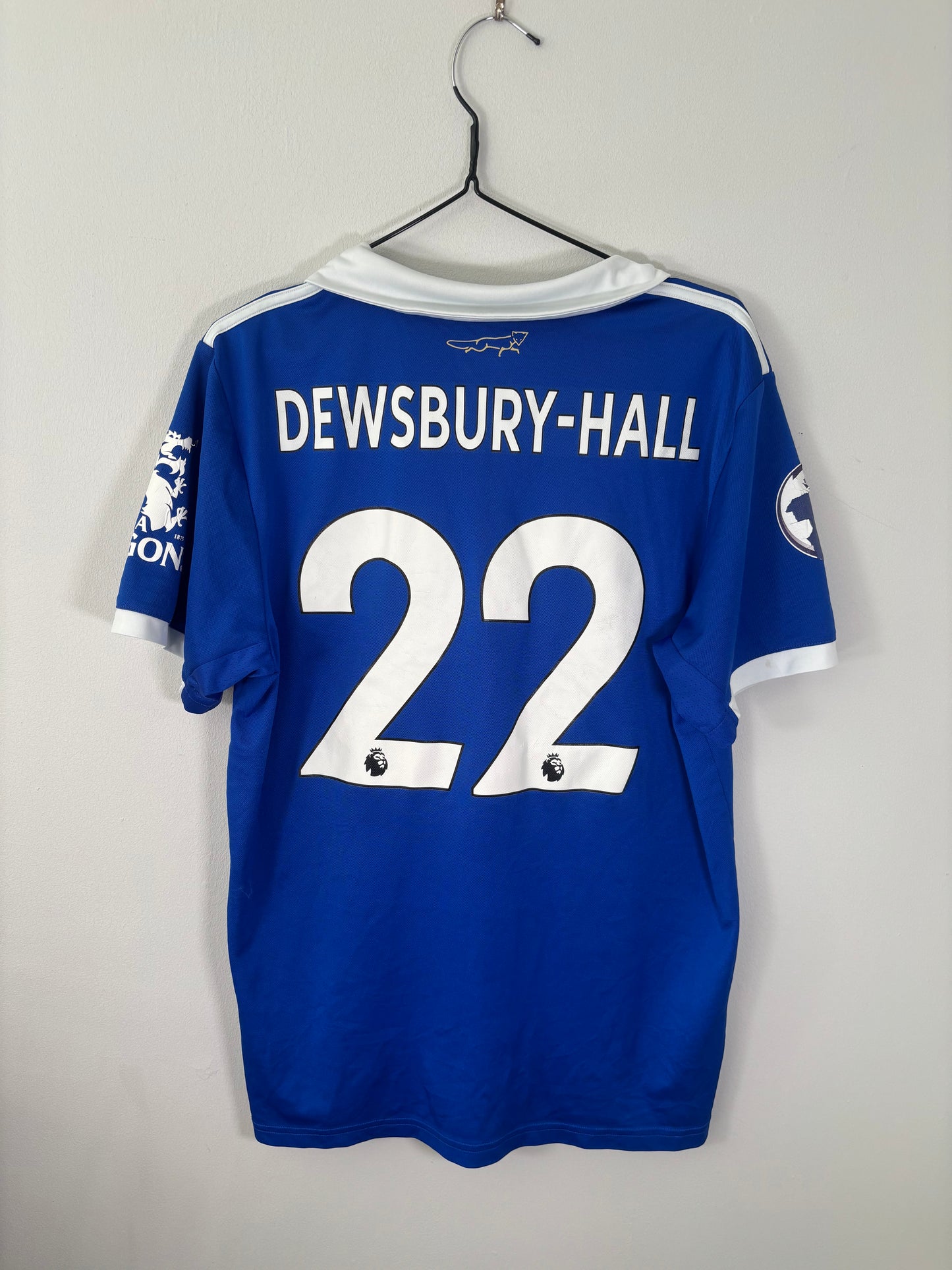 Leicester City Home Shirt 2022/23 Dewsbury Hall (M)