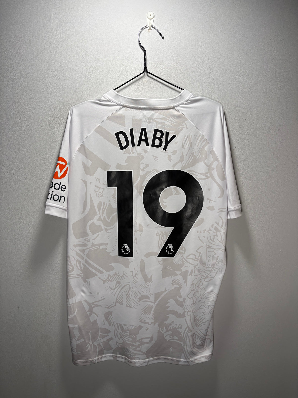 Aston Villa Authentic Away Shirt 2023/24 Diaby (L)