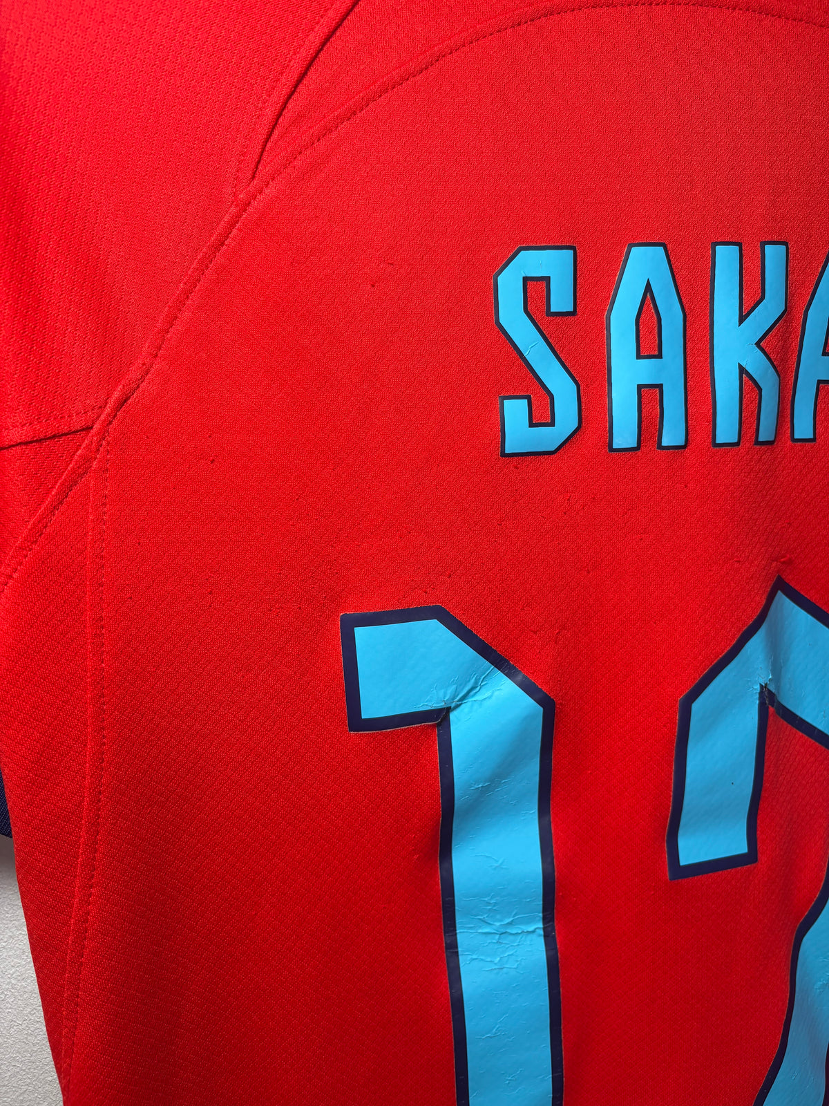 England Authentic Away Shirt 2022 Saka (LK)