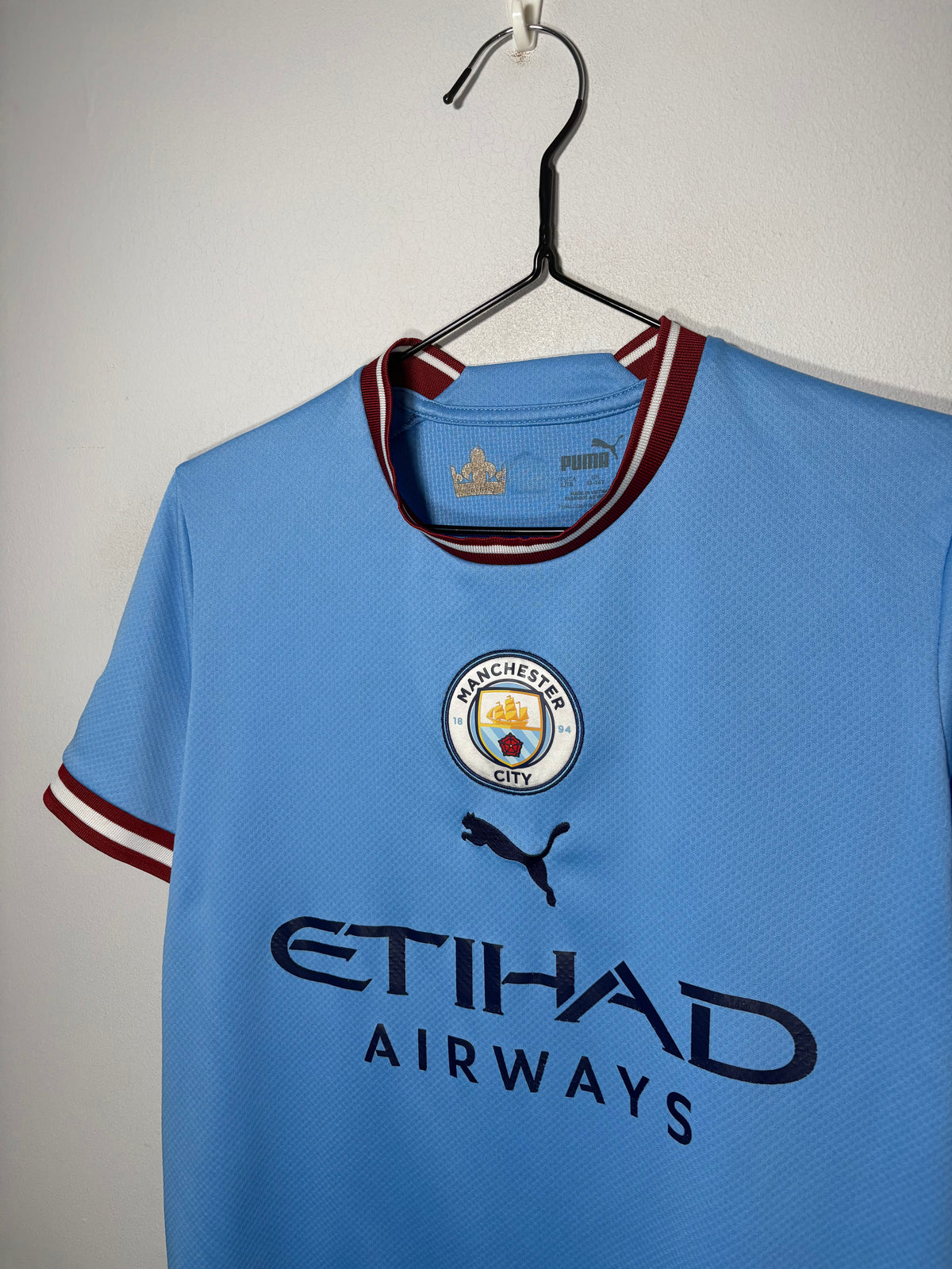 Manchester City Authentic Thuisshirt 2022/23 Cancelo (L Kids)