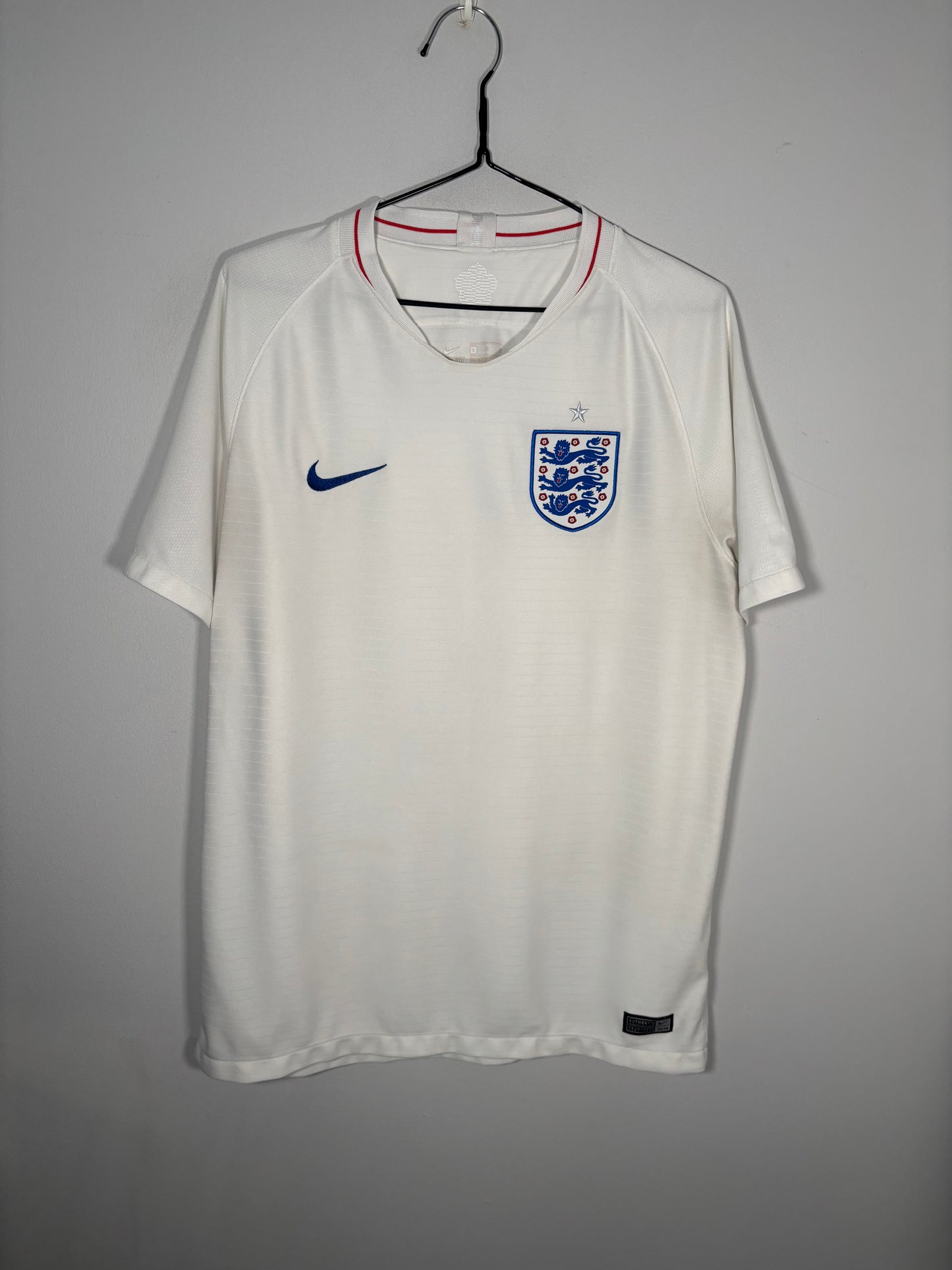 England Home Shirt 2018 Jamie Vardy (L)