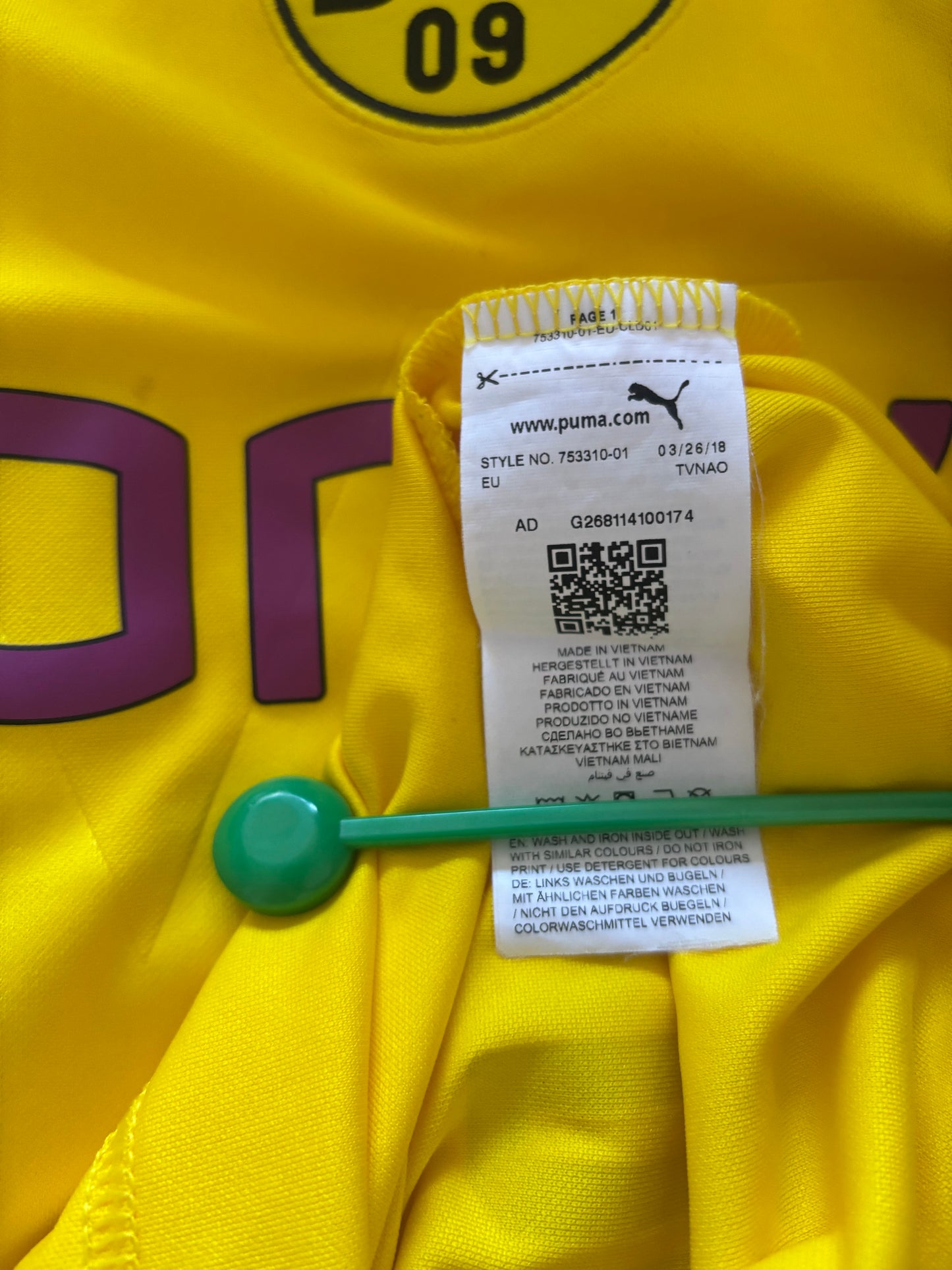 Dortmund Home Shirt 2018/19 (M)