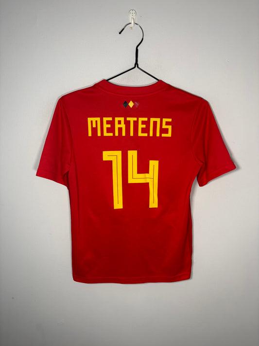 Belgien autentisk hjemmebanetrøje 2018 Mertens (MK)