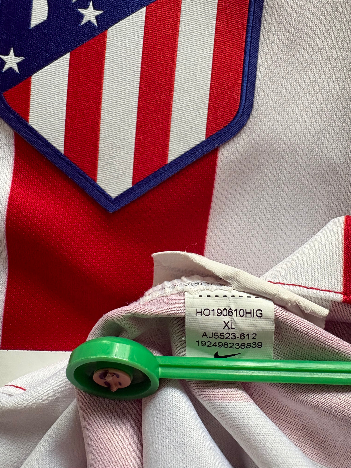 Camiseta auténtica de local del Atlético de Madrid 2019/20 (XL)