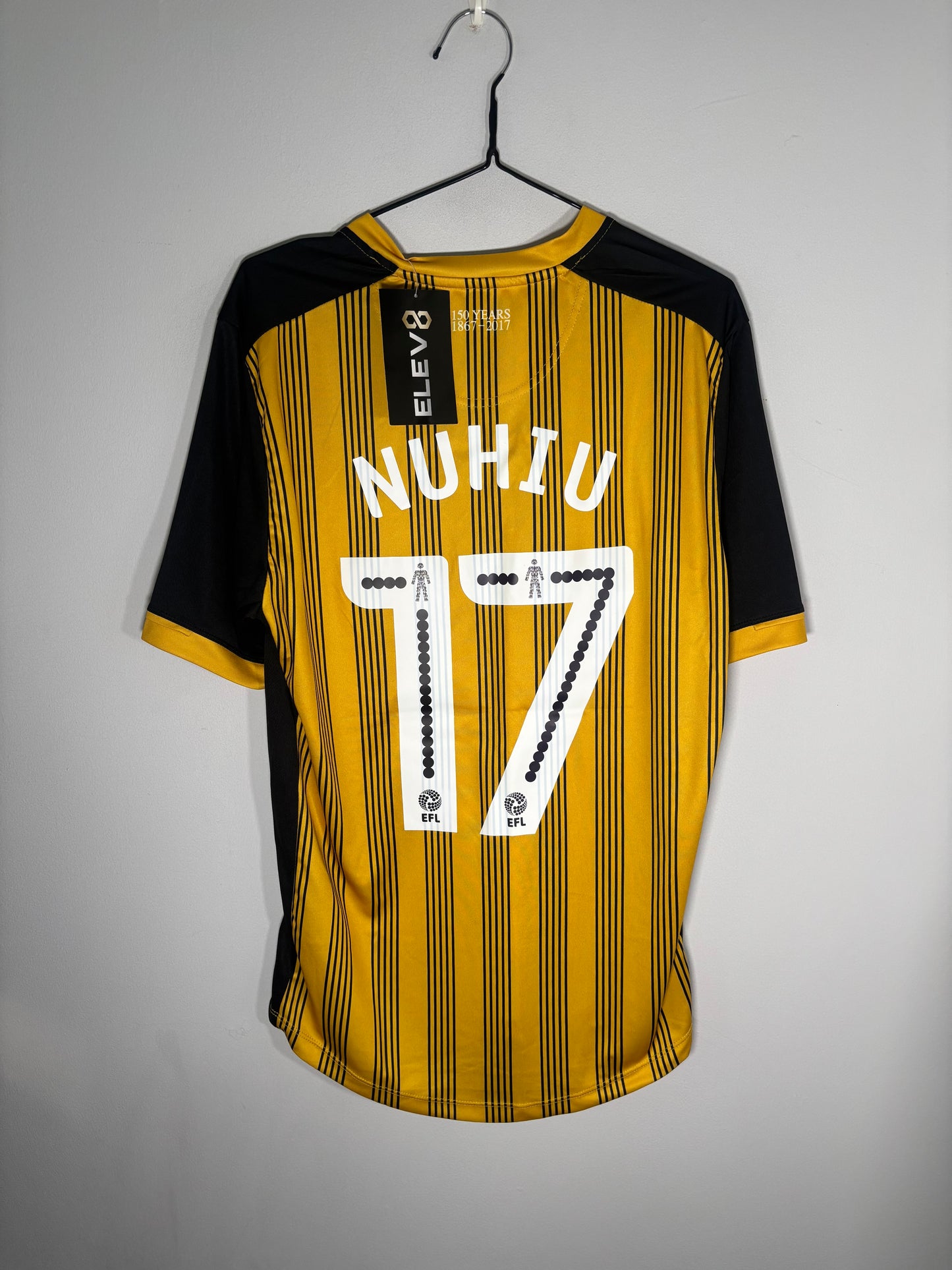 Sheffield Wednesday Away Shirt 2017/18 BNWT Nuhiu (L)