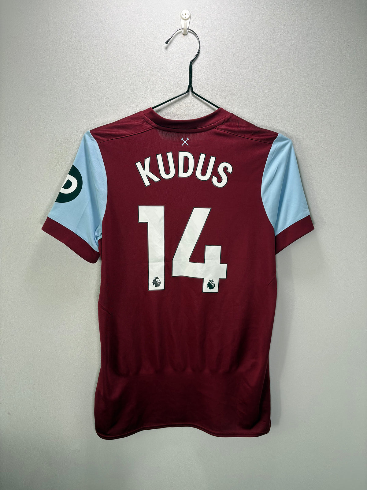 West Ham United Authentic Home Shirt 2023/24 Kudus (XLK)