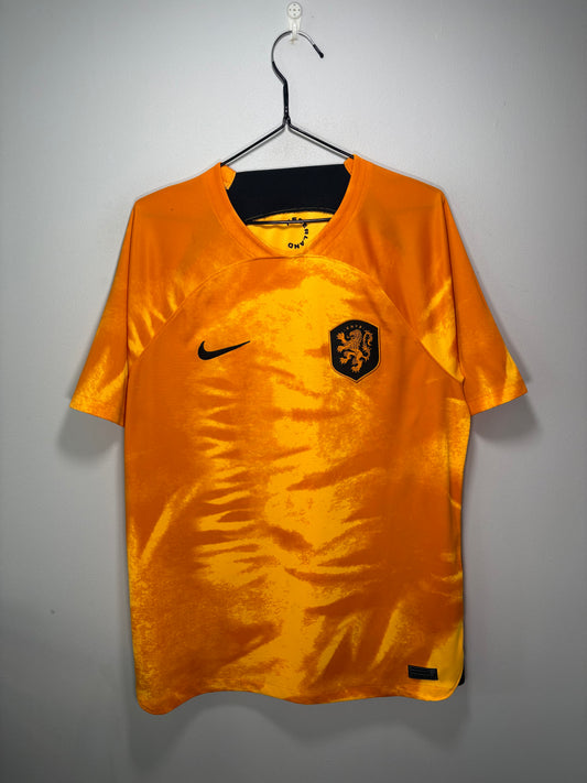 Nederlandsk autentisk hjemmebanetrøje 2022 (L)