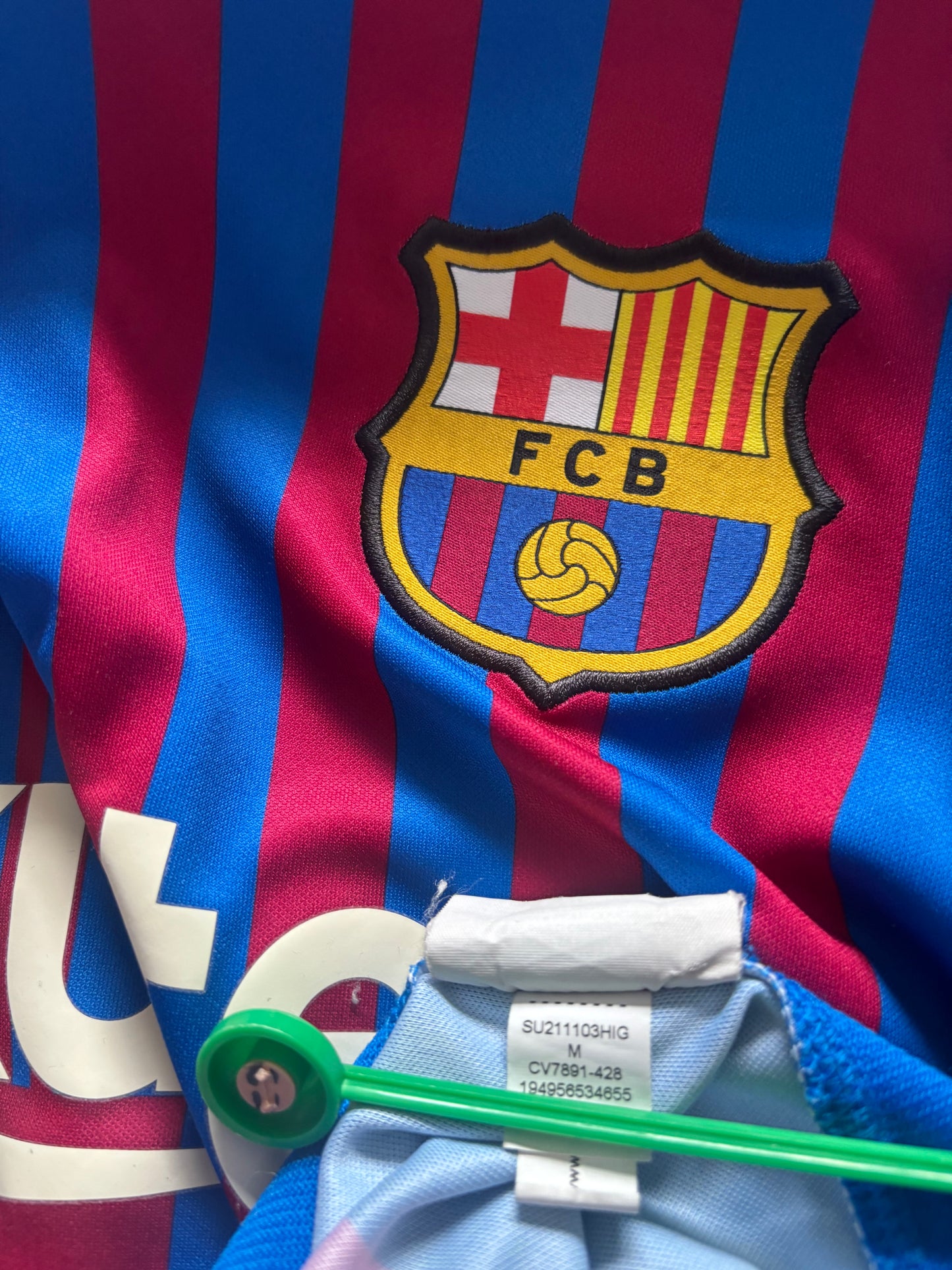 Barcelona Home Shirt 2021/22 (M)