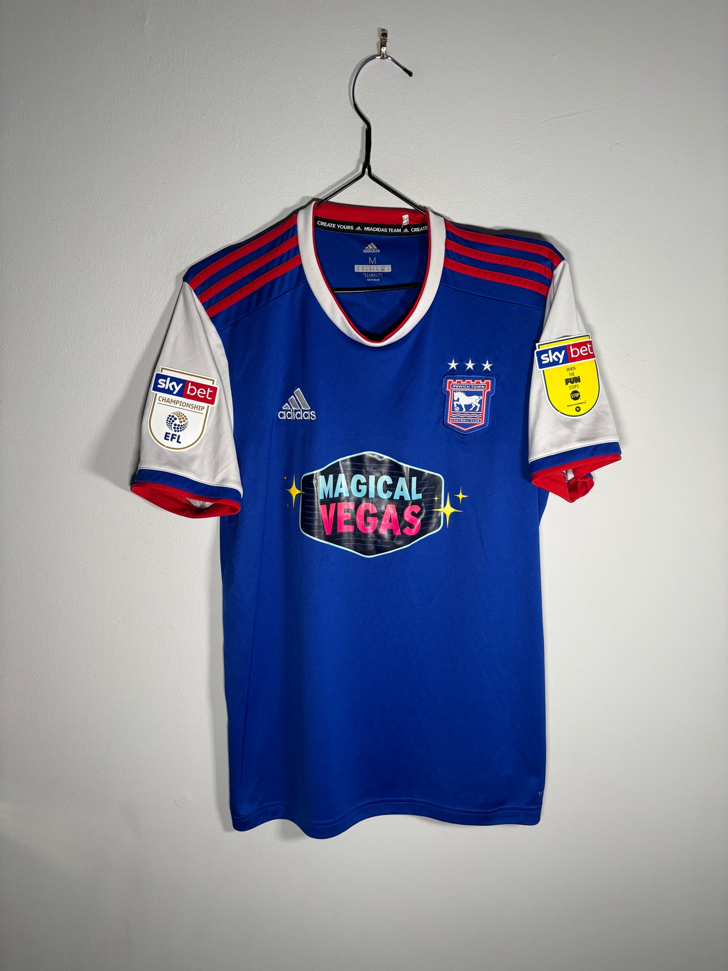Ipswich Town Home Shirt 2018/19 Edward’s (M)