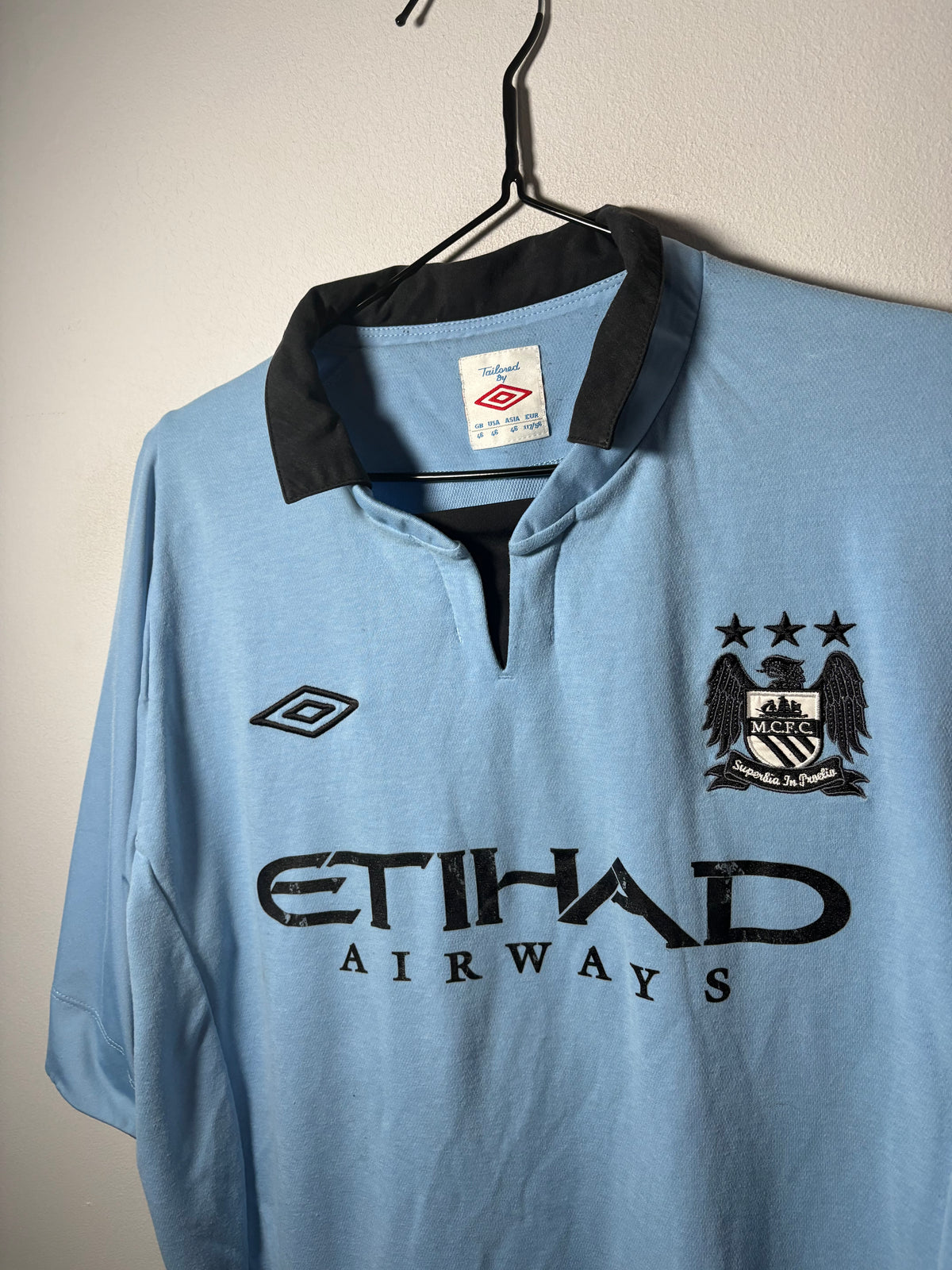 Manchester City Authentic Home Shirt 2012/13 Aguero (XL)
