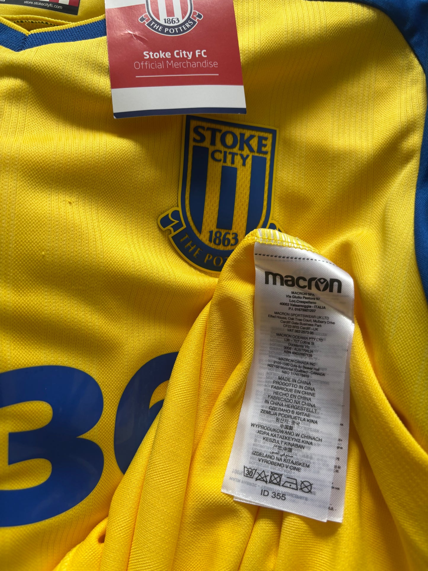 Stoke City Third Shirt 2023/24 BNWT (L)